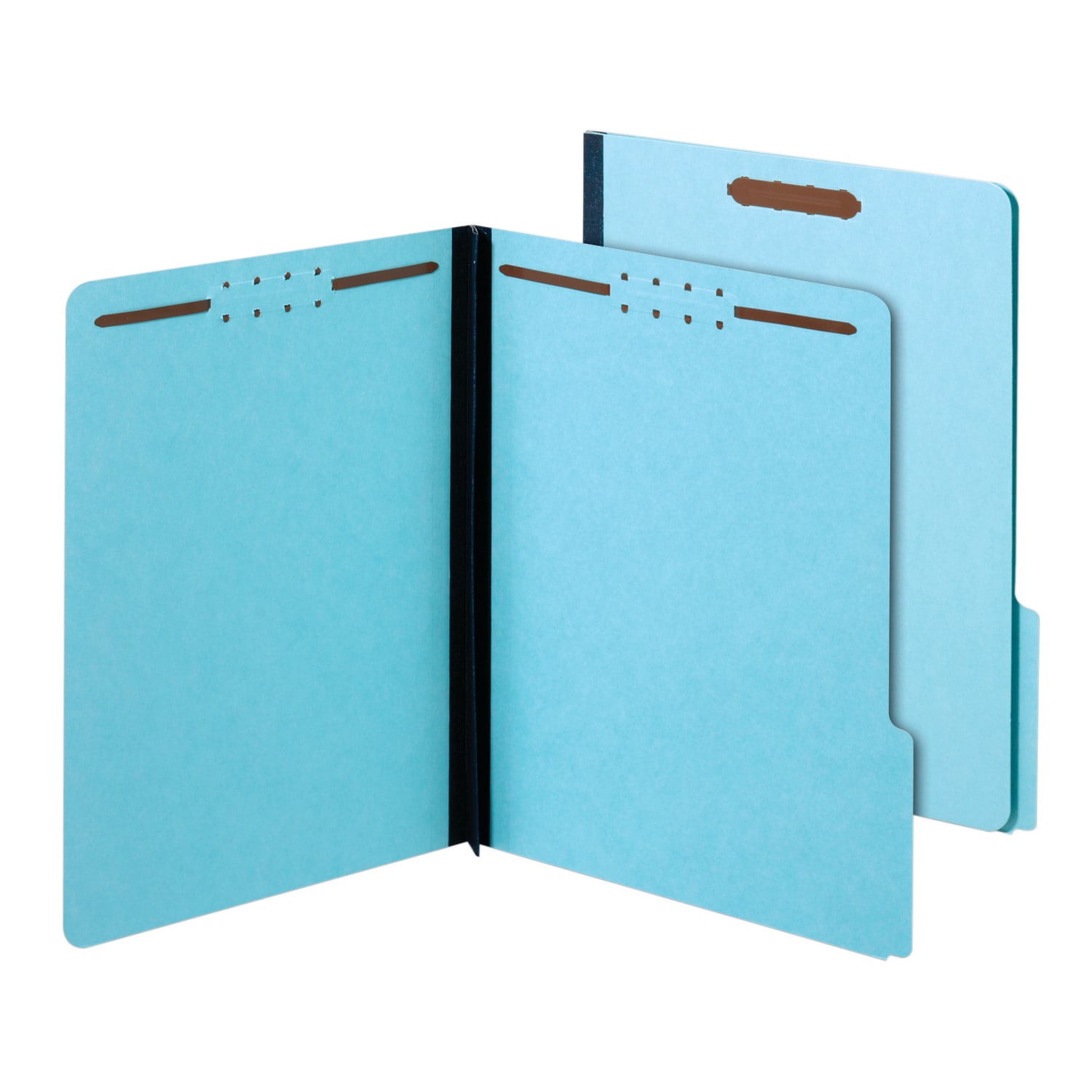 Pendaflex Pressboard Expanding Folders, 2in Expansion, 8 1/2in x 11in, Letter, 100% Recycled, Blue, Box of 25 - Image 3