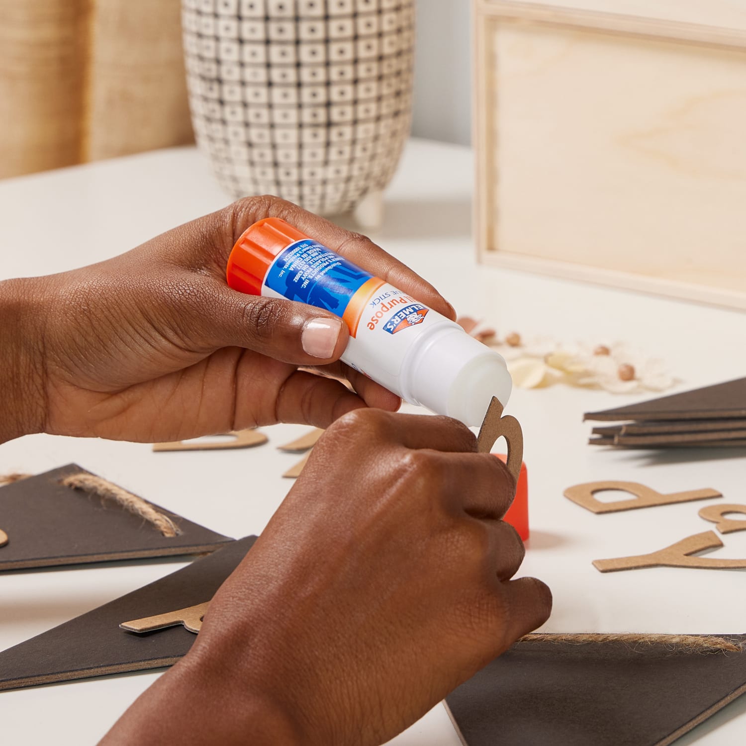 Elmers Office Strength Glue Sticks, All Purpose, 0.77 Oz, Clear, Pack Of 12 - Image 5