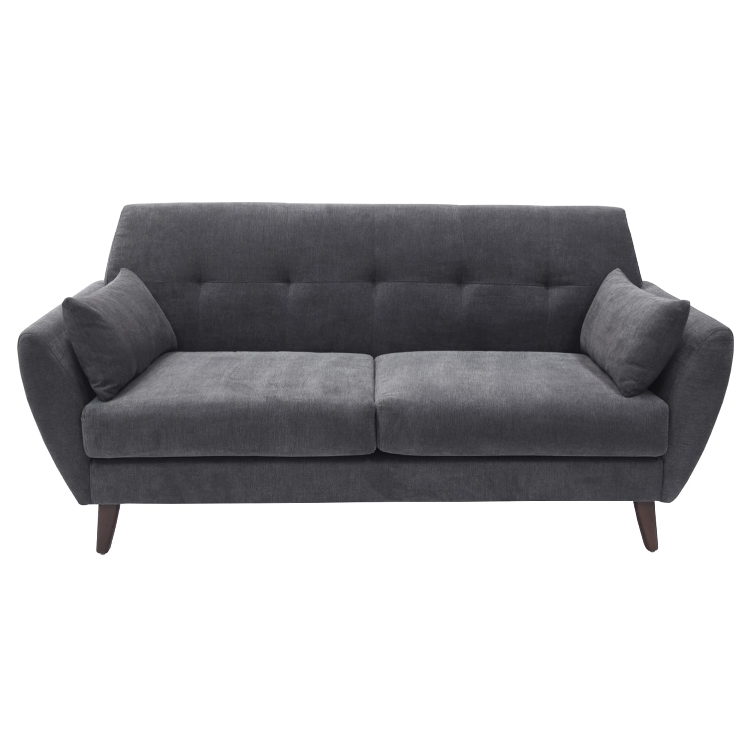 Serta Artesia Collection Loveseat, Slate Gray/Chestnut - Image 6