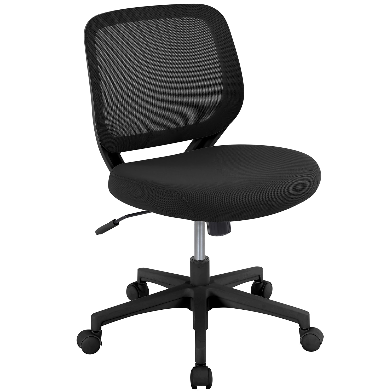 Realspace Adley MeshFabric Low Back Task Office Chair Black BIFMA Compliant PopularChairscom