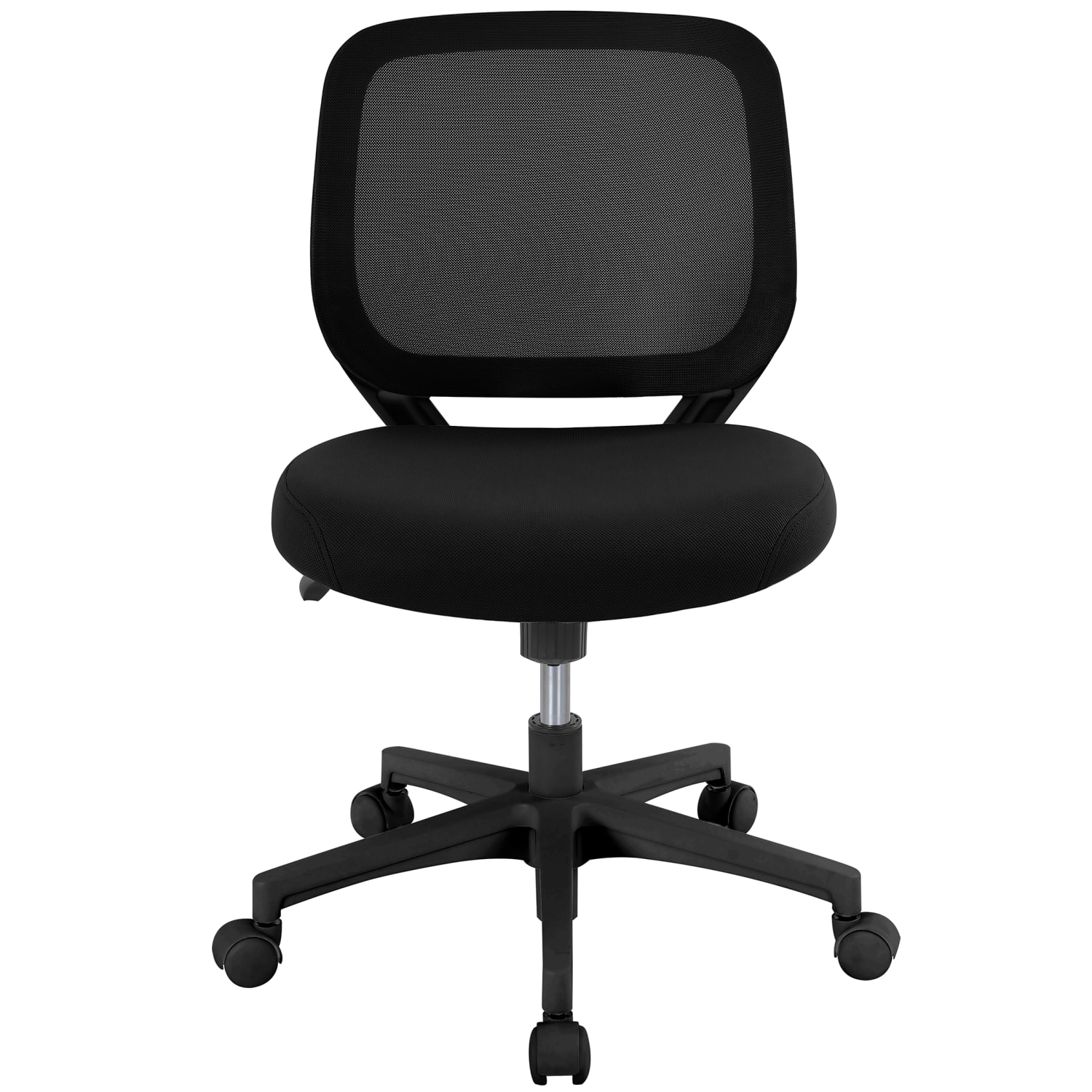 Realspace Adley Mesh/Fabric Low-Back Task Office Chair, Black, BIFMA Compliant - Image 3