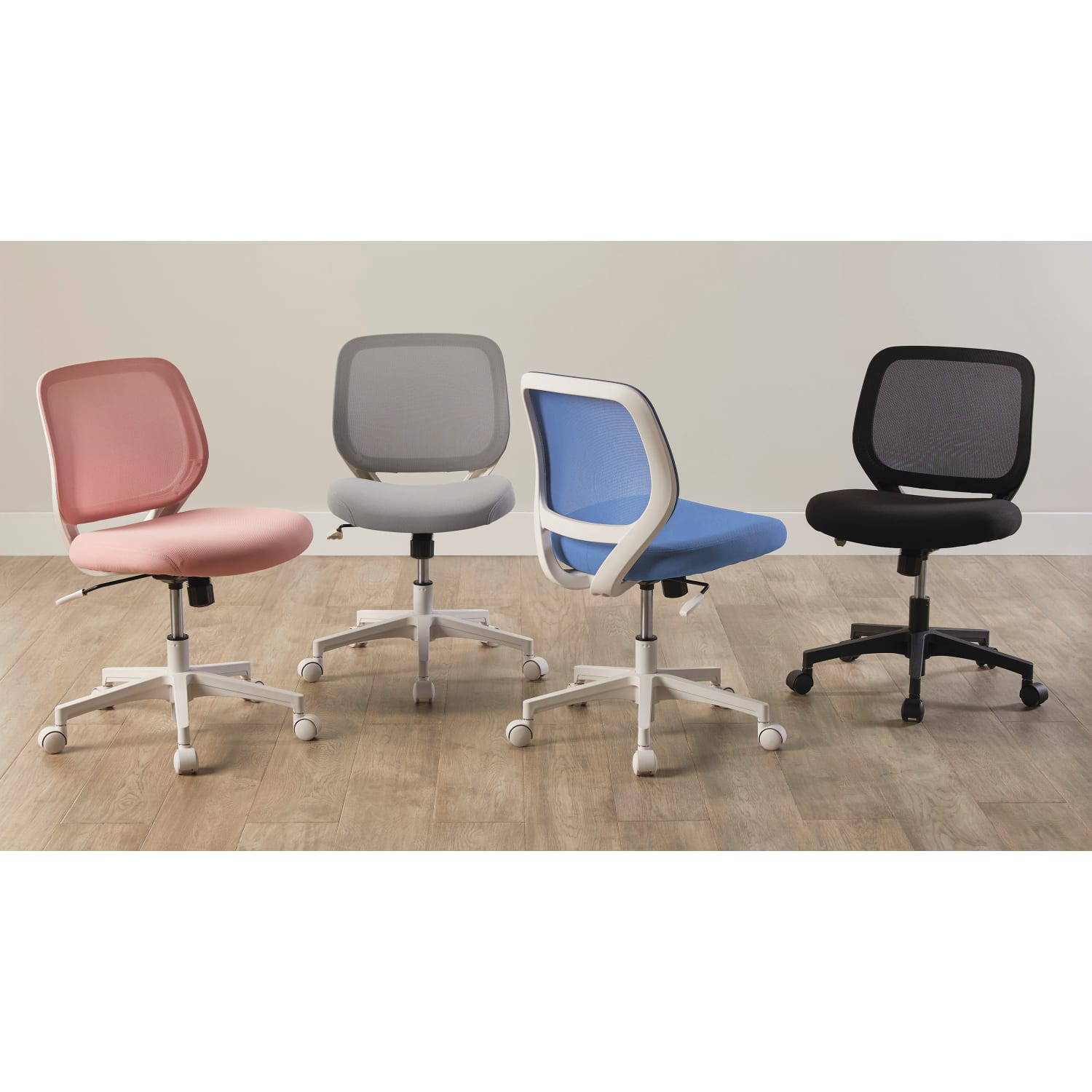 Realspace Adley Mesh/Fabric Low-Back Task Office Chair, Black, BIFMA Compliant - Image 10