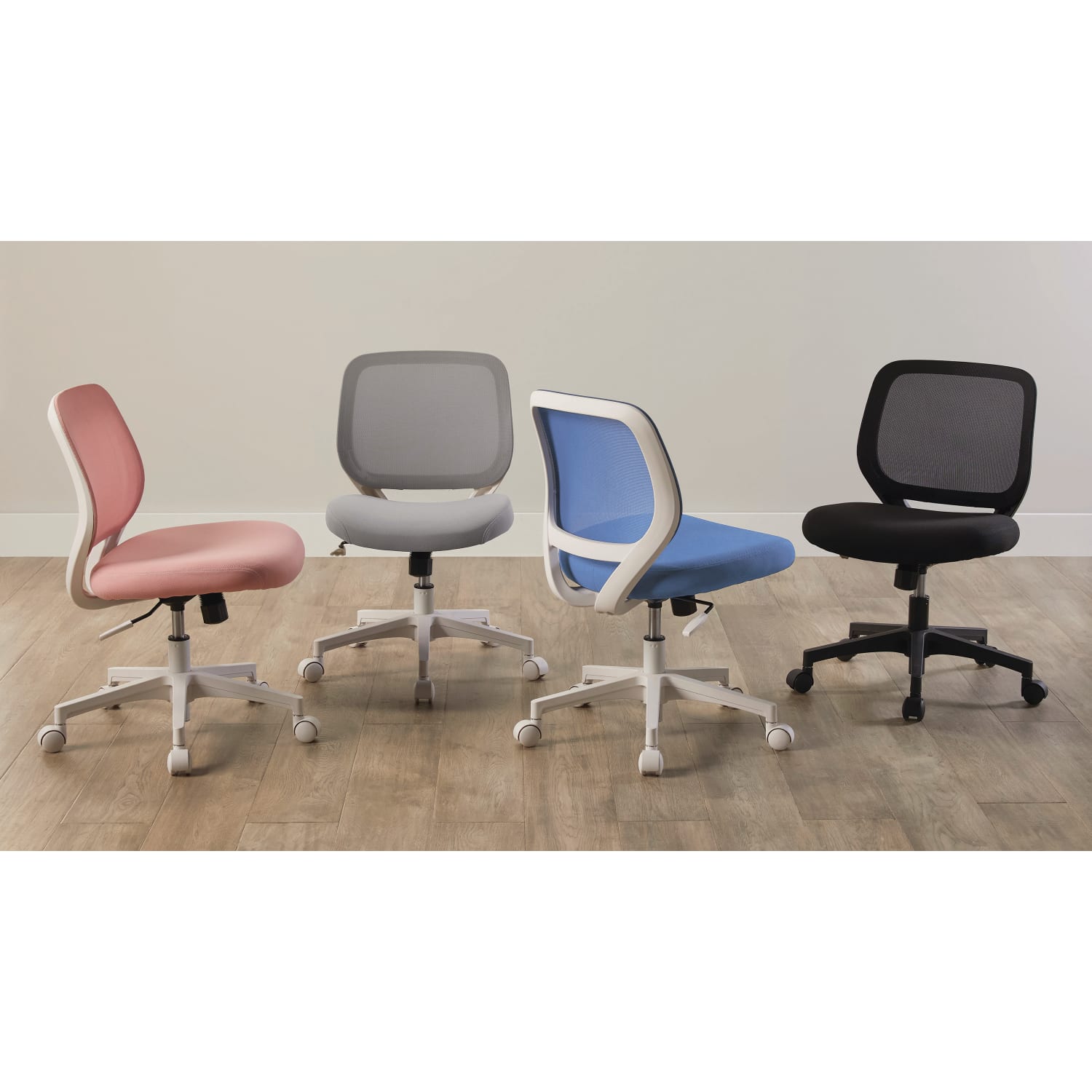Realspace Adley Mesh/Fabric Low-Back Task Office Chair, Black, BIFMA Compliant - Image 11