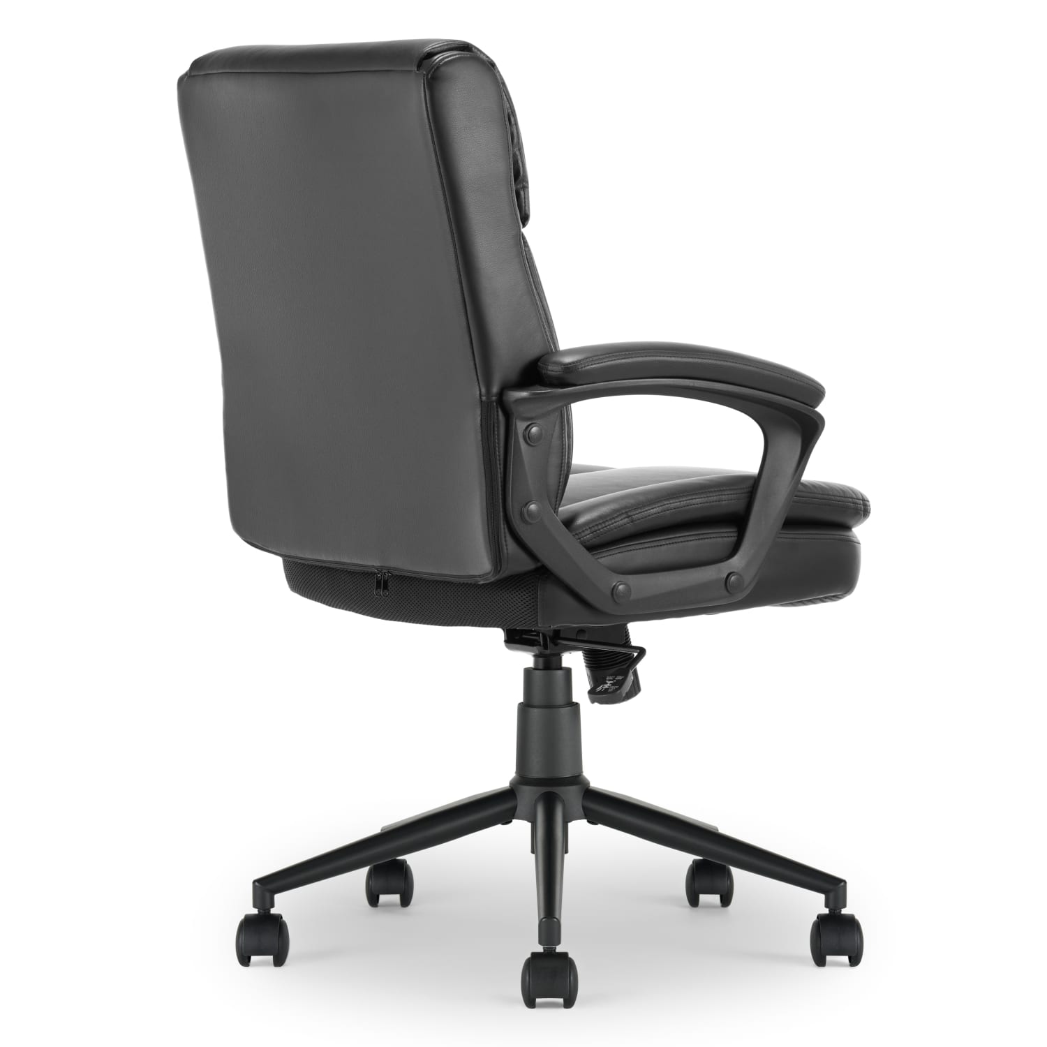 Click365 Transform 20 Ergonomic Bonded Leather MidBack Office Chair Black PopularChairscom Click365 Transform 20 Ergonomic Bonded Leather Mid Back Office Chair Black PopularChairscom