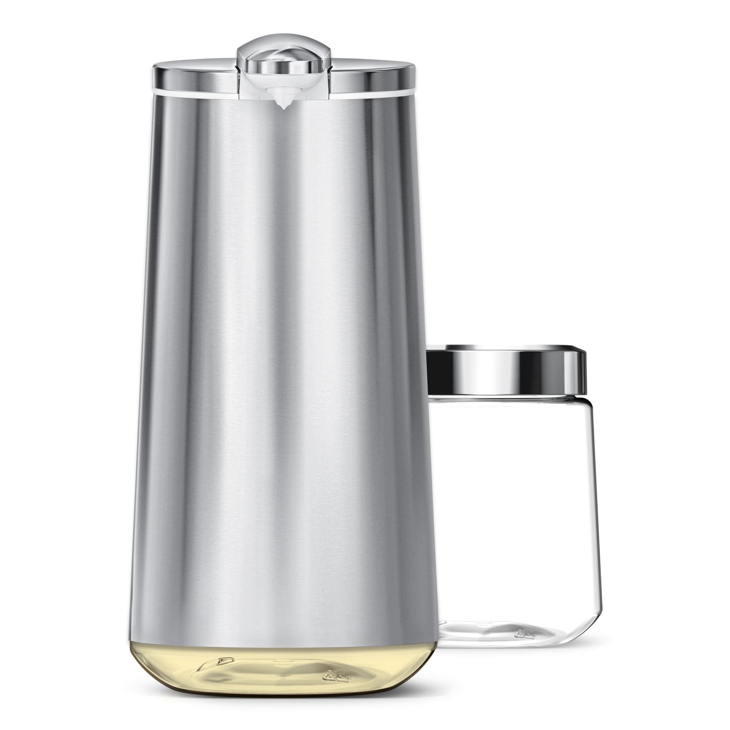 simplehuman Foam Sensor Pump, 6-3/4inH x 3-1/8inW x 4-3/4inD, Brushed Silver - Image 5