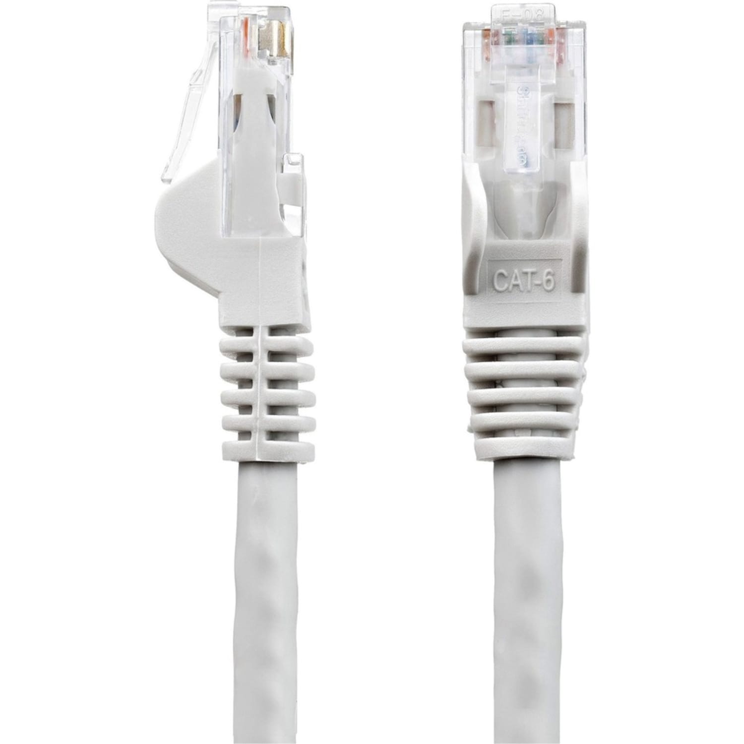 StarTech.com 12ft Gray Cat6 Patch Cable with Snagless RJ45 Connectors - Cat6 Ethernet Cable - 12 ft Cat6 UTP Cable - N6PATCH12GR - Image 4