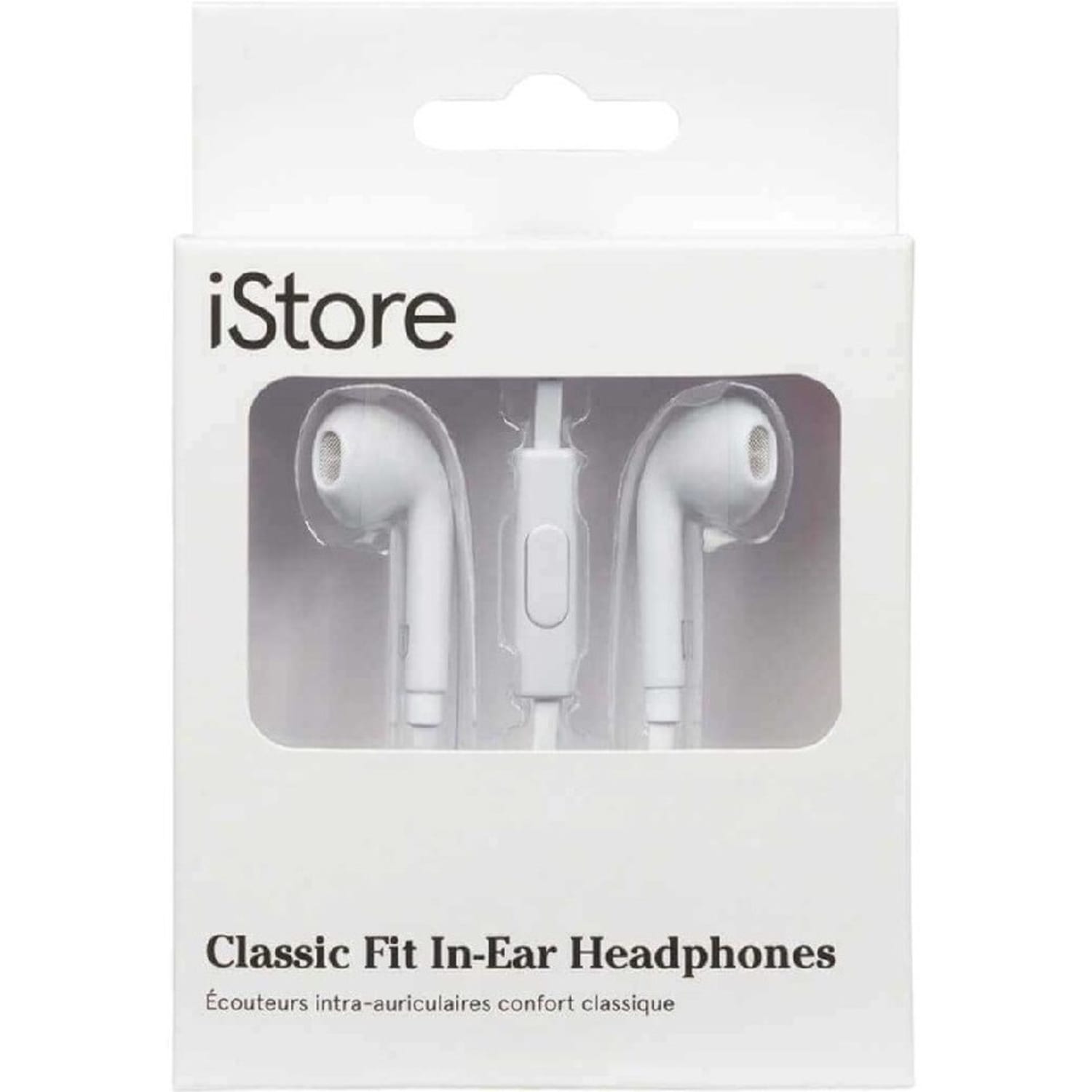 iStore Classic Fit Earbuds (White)  Mini phone (3.5mm)  Wired  Earbud  4.33 ft Cable  White - Image 3