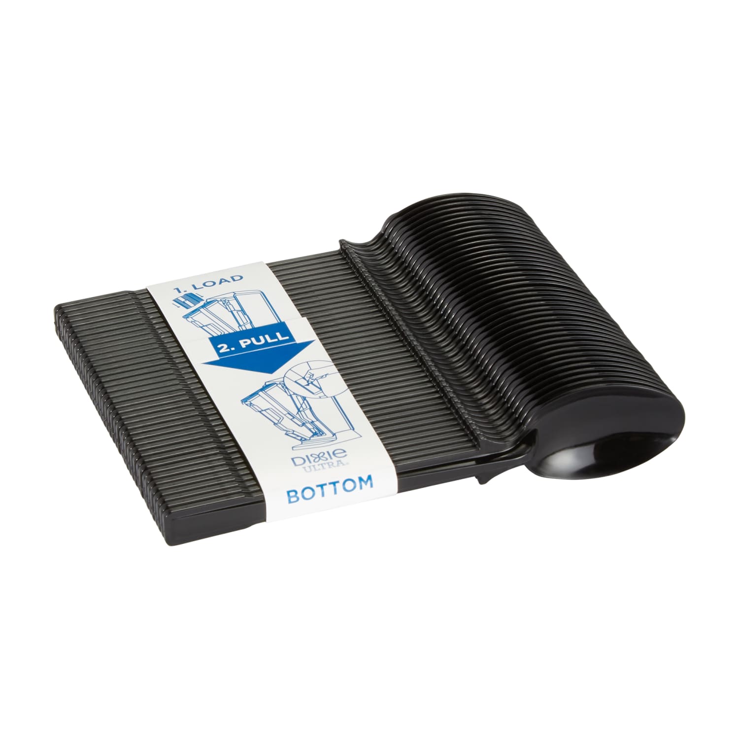 SmartStock T-Series Disposable Cutlery Refills, Polypropylene Teaspoons, Black, 40 Teaspoons Per Refill, Box Of 24 Refills - Image 5
