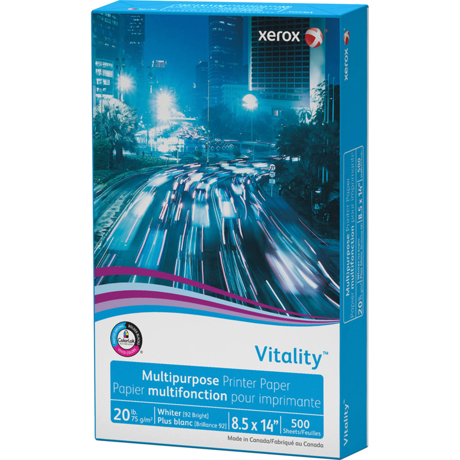 Xerox Vitality Printer & Copy Paper, 10 Reams, White, Legal (8.5in x 14in), 5000 Sheets Per Case, 20 Lb, 92 Brightness - Image 4