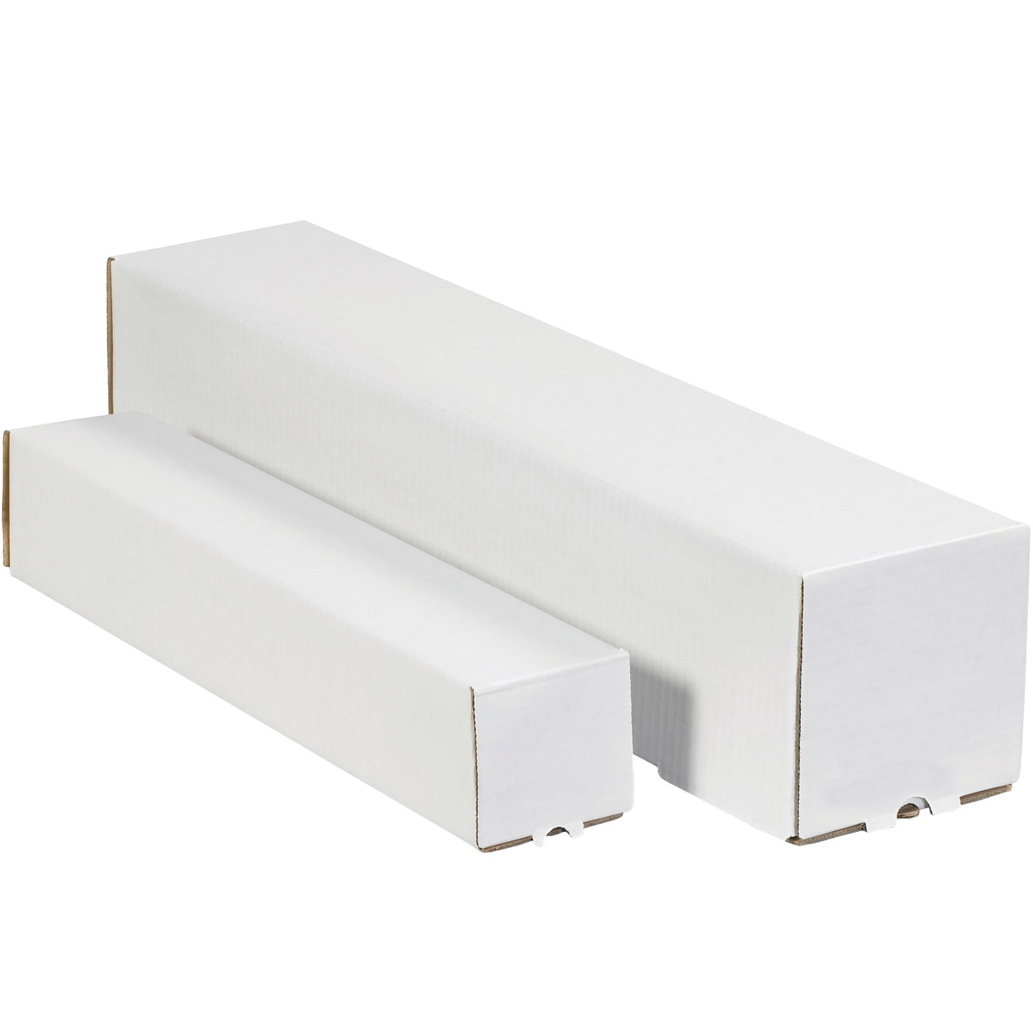 Partners Brand Square Mailing Tubes, 4inH x 4inW x 37inD, White, Pack Of 50
