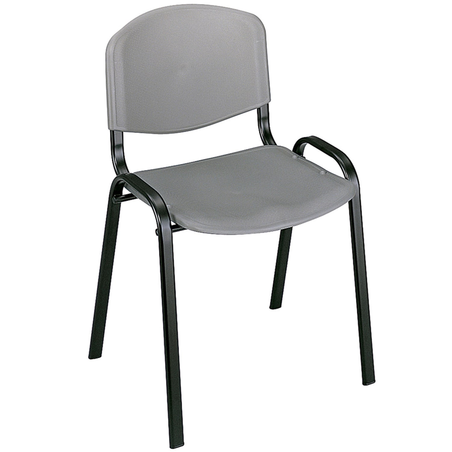 Safco Stack Chairs Charcoal Set Of 4 PopularChairscom