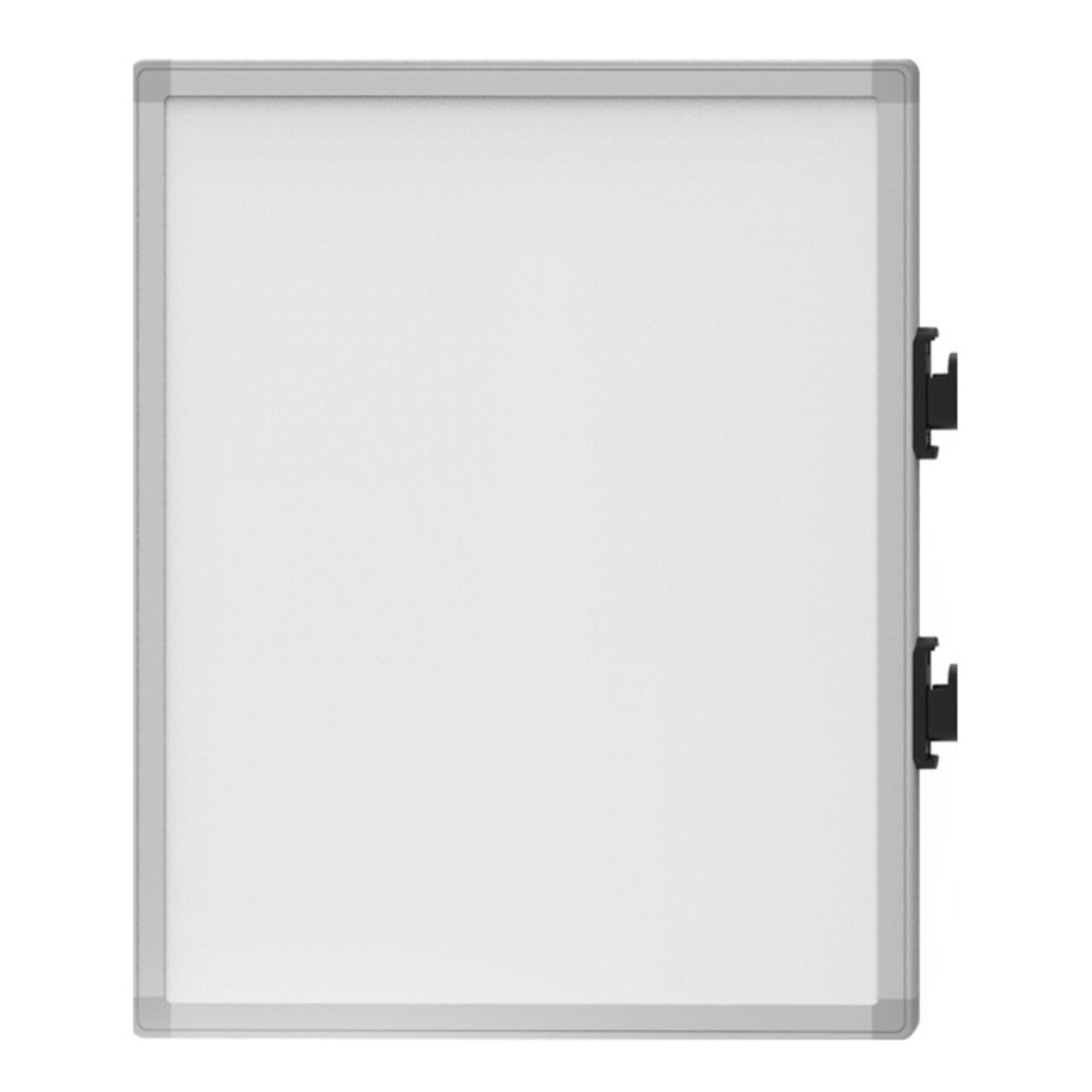 Luxor Magnetic Dry-Erase Whiteboard Collaboration Station, 76 3/8in x 82 1/4in x 23 11/16in, Aluminum Frame With Silver Finish - Image 4