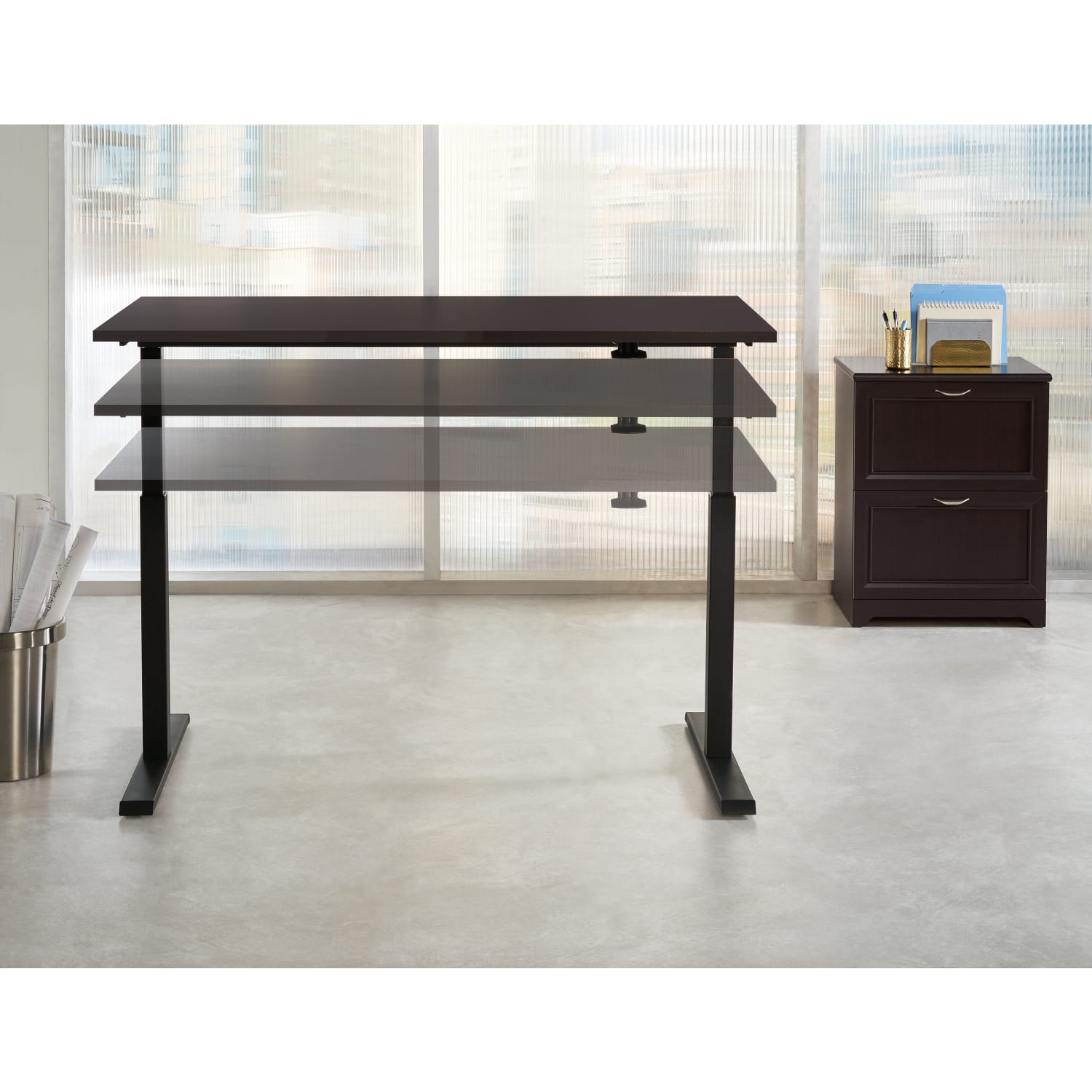 Realspace® Magellan 24"W Lateral 2-Drawer File Cabinet, Espresso - Image 10