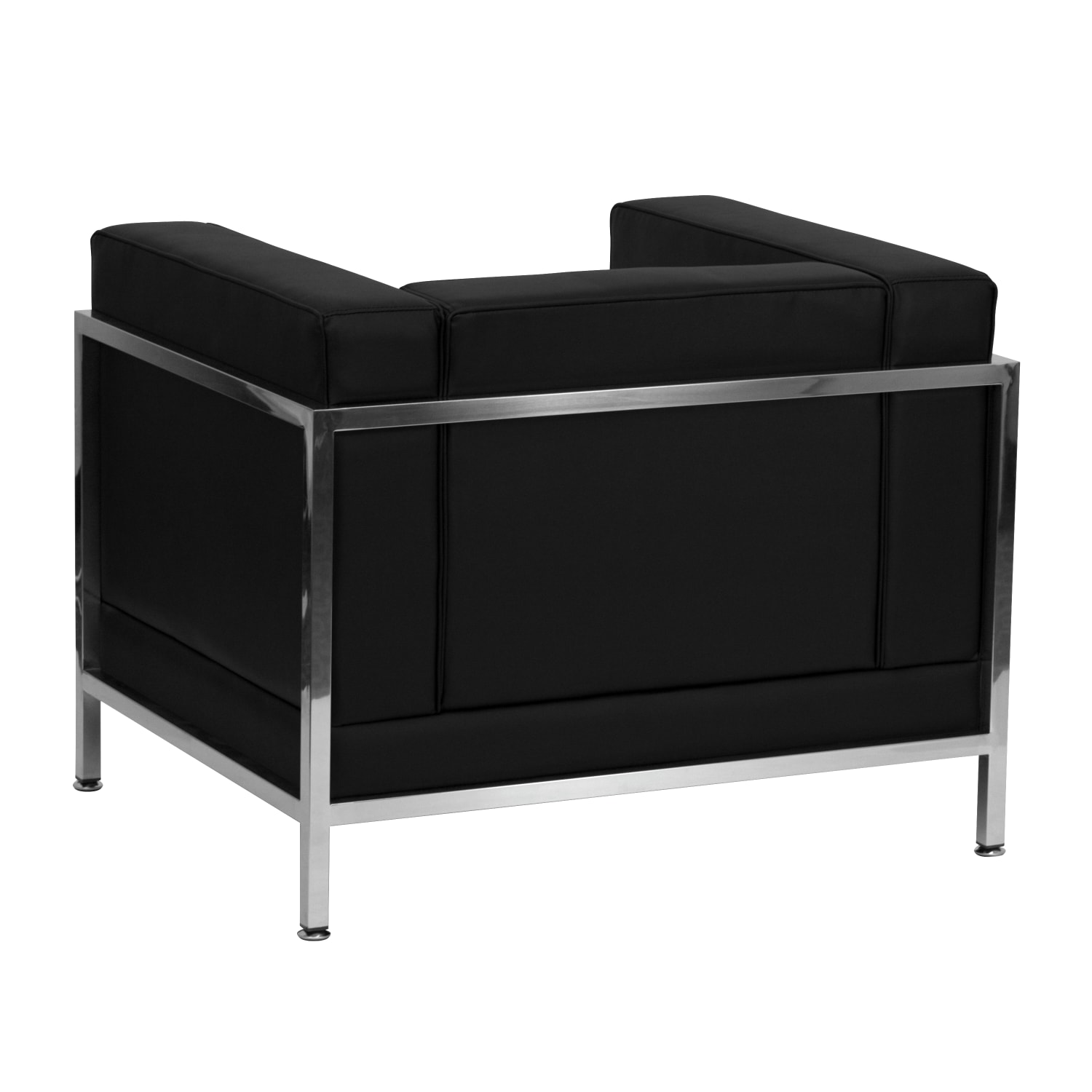 Flash Furniture HERCULES Imagination Series Contemporary LeatherSoft Modular Chair with Quilted Tufted Seat and Encasing Frame Black PopularChairscom Flash Furniture HERCULES Imagination Series Contemporary LeatherSoft Modular Chair with Quilted Tufted Seat and Encasing Frame Black PopularChairscom