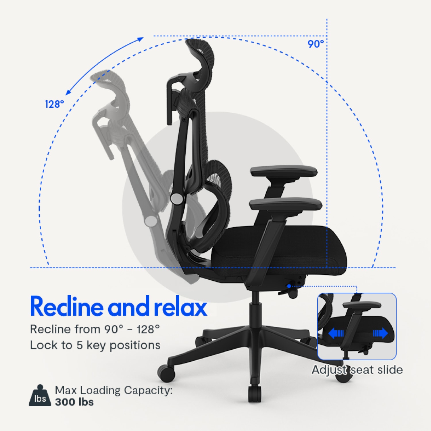 FlexiSpot C7 Ergonomic Mesh High Back Office Chair Black C7BFOAM PopularChairscom