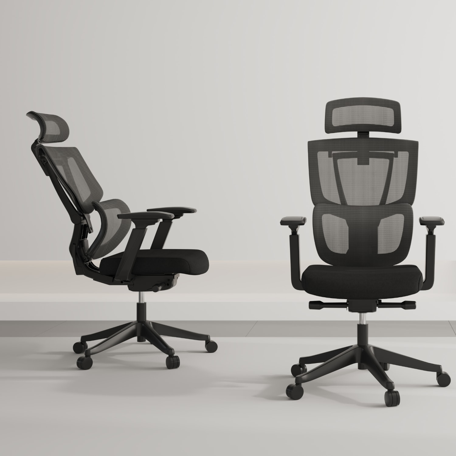 FlexiSpot C7 Ergonomic Mesh High Back Office Chair Black C7BFOAM PopularChairscom