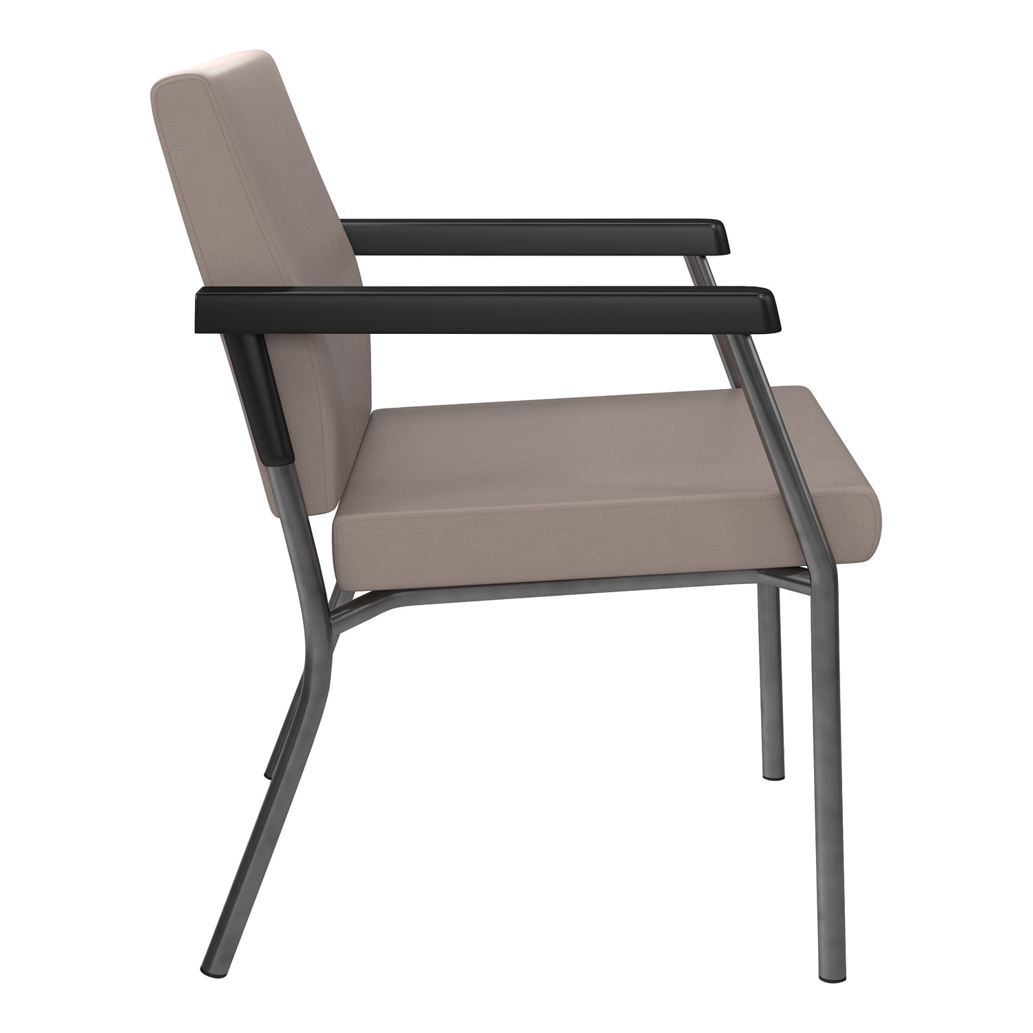 Office Star Bariatric Big & Tall Guest Chair, Stratus/Gunmetal Gray - Image 3