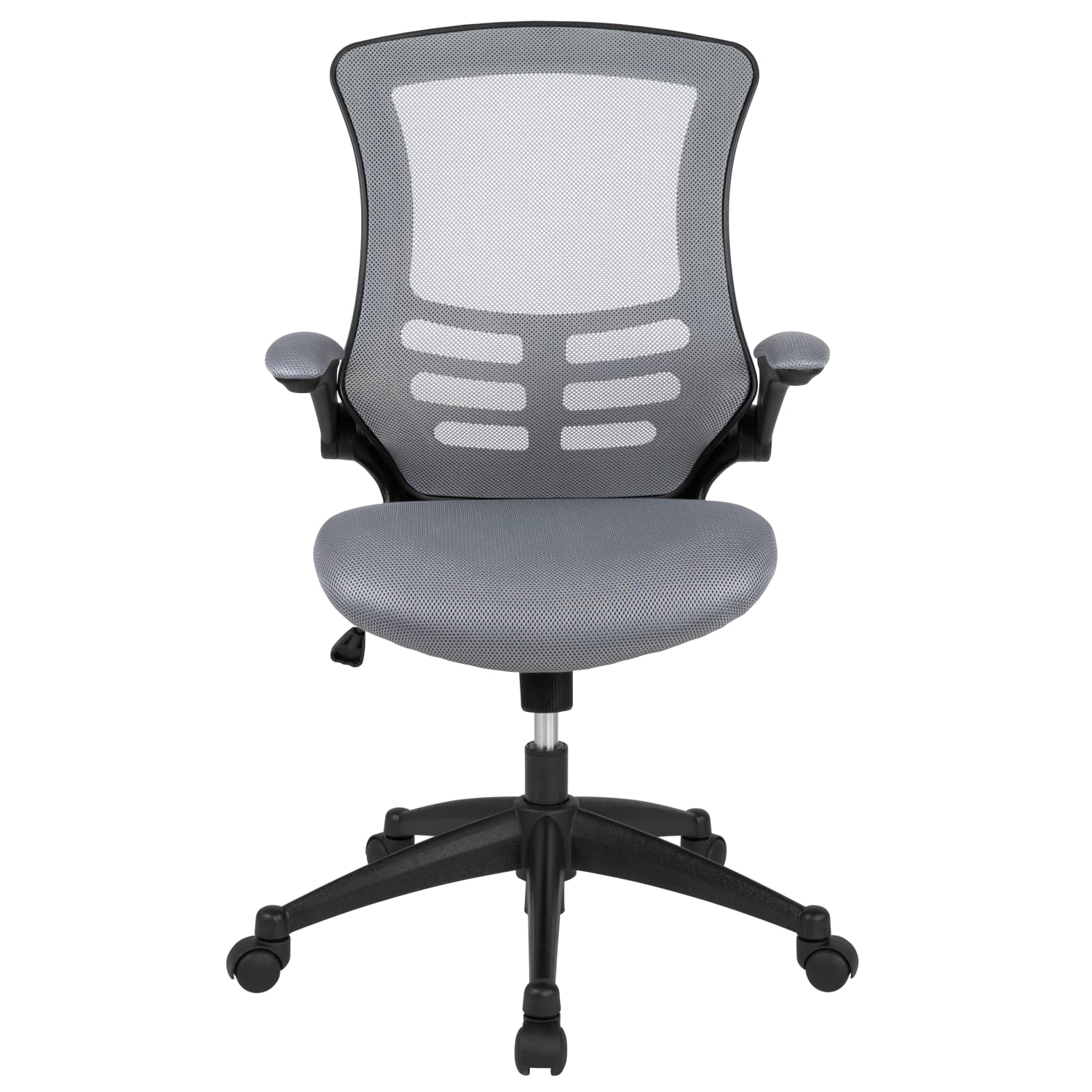 Flash Furniture Ergonomic Mid Back Mesh Drafting Chair Gray PopularChairscom