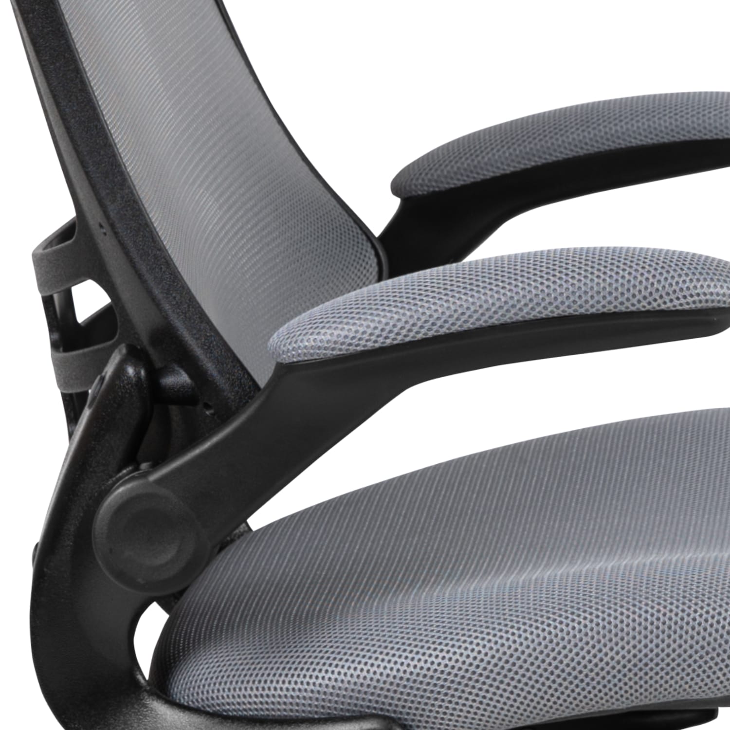 Flash Furniture Ergonomic Mid Back Mesh Drafting Chair Gray PopularChairscom