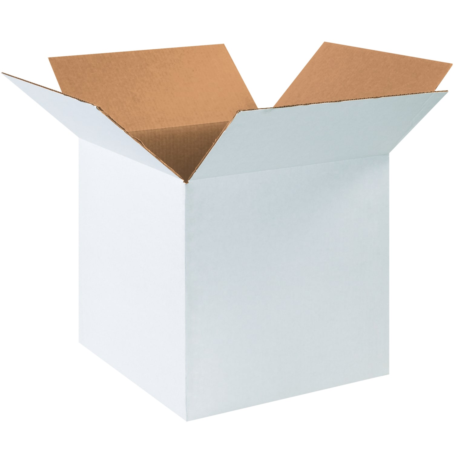 Partners Brand White Corrugated Boxes, 16in x 16in x 16in, White, Pack Of 25 Boxes - Image 3