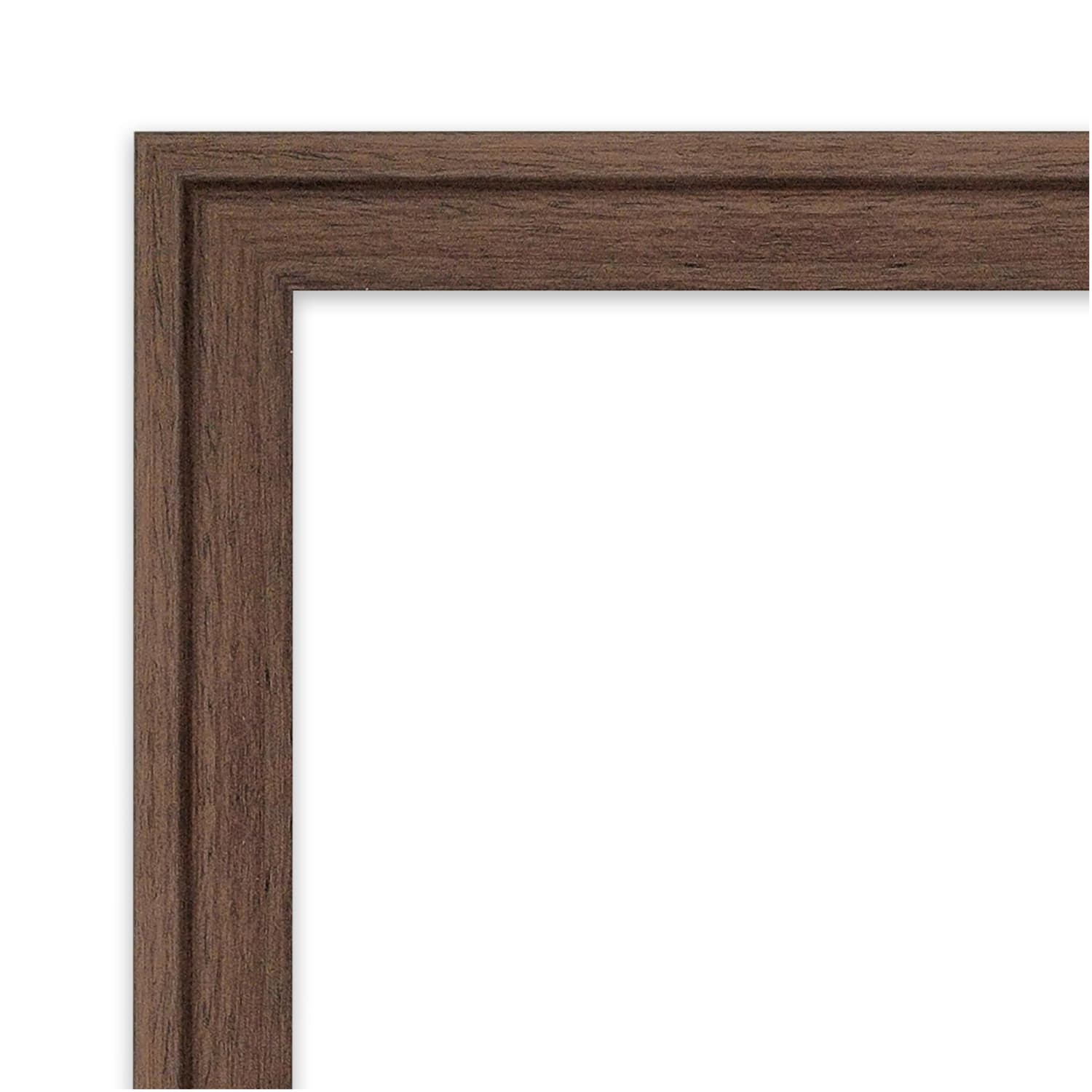 Amanti Art Florence Picture Frame, 24in x 30in, Opening Size 22in x 28in, Medium Brown - Image 4