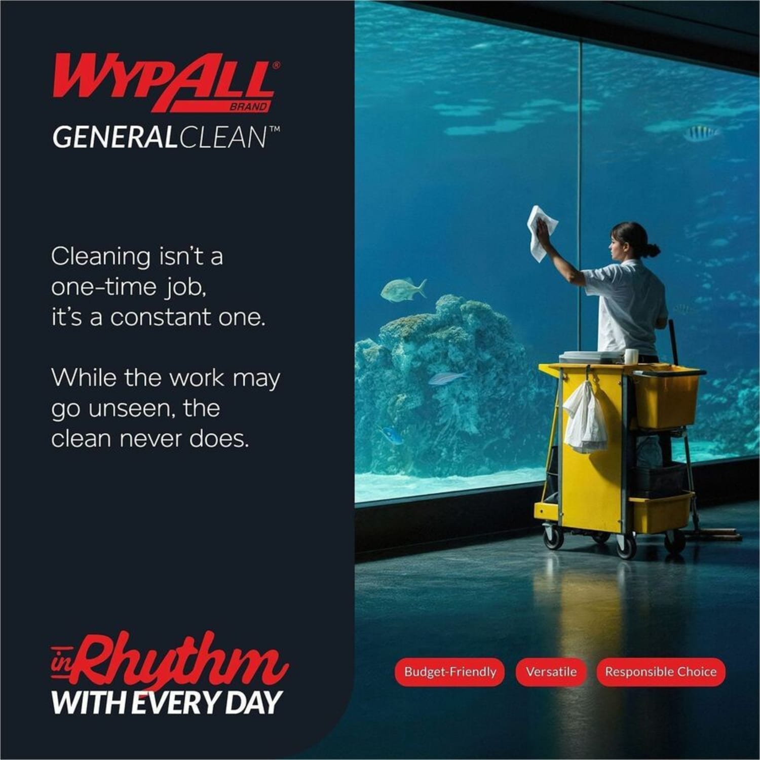 Wypall L30 Center-Pull General-Purpose Light-Duty Wipers, 9 13/16in x 15 1/4in, White, 300 Sheets Per Roll, Carton Of 2 Rolls - Image 3