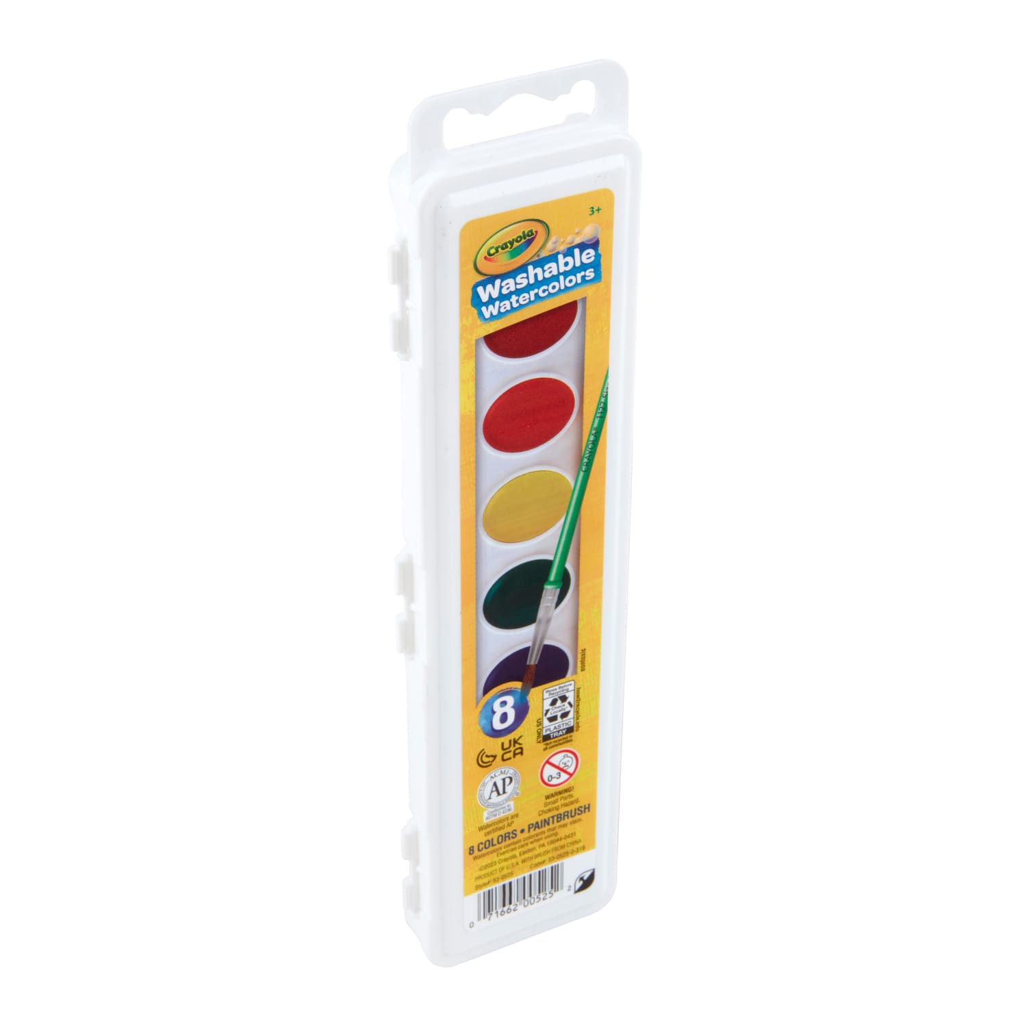 Crayola Washable Watercolor Set With Brush, Assorted Colors - Image 5