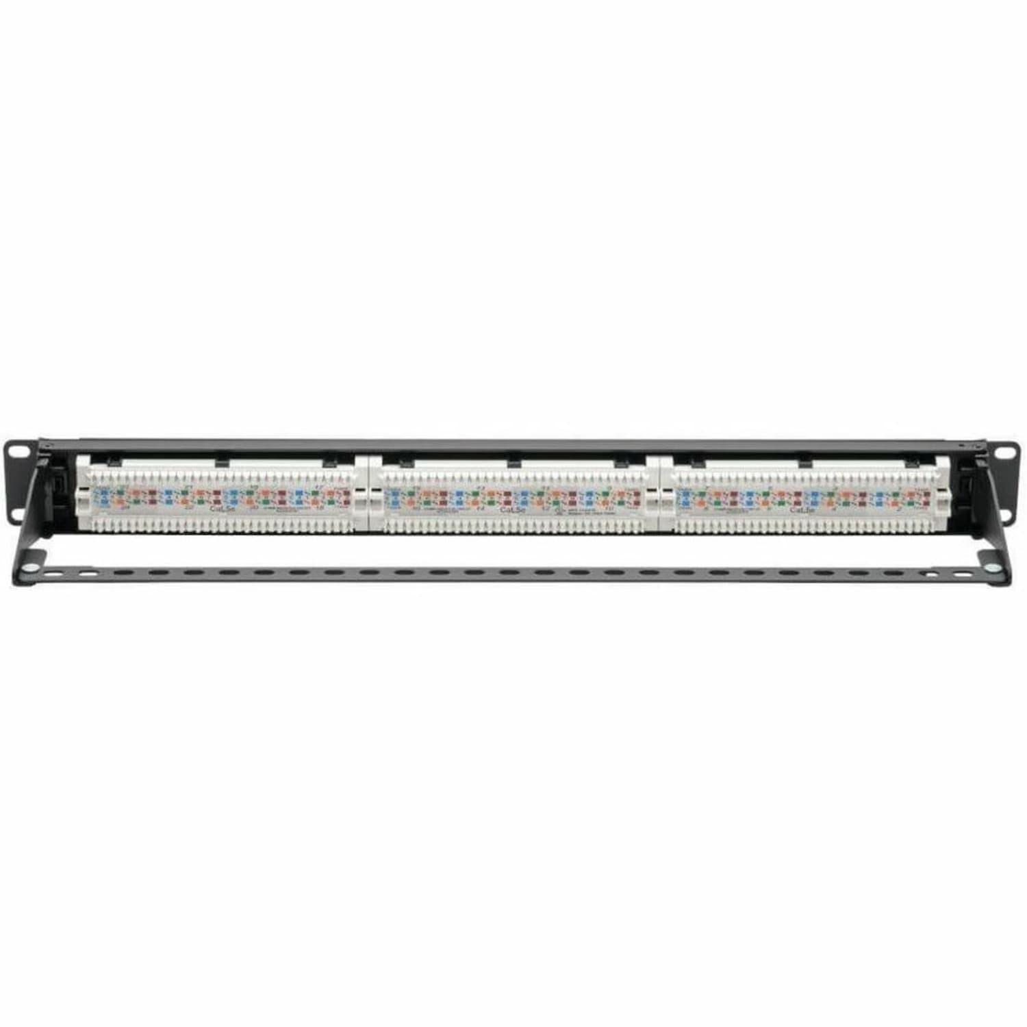 Eaton Tripp Lite Series Cat5e 24-Port Patch Panel - PoE+ Compliant, 110/Krone, 568A/B, RJ45 Ethernet, 1U Rac - N052P24 - Image 5