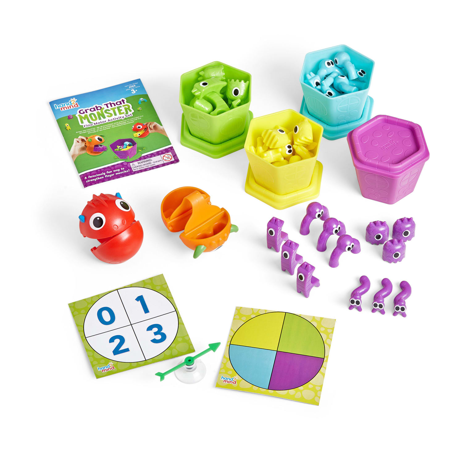 Hand2Mind Grab That Monster Fine Motor Activity Set - Image 4