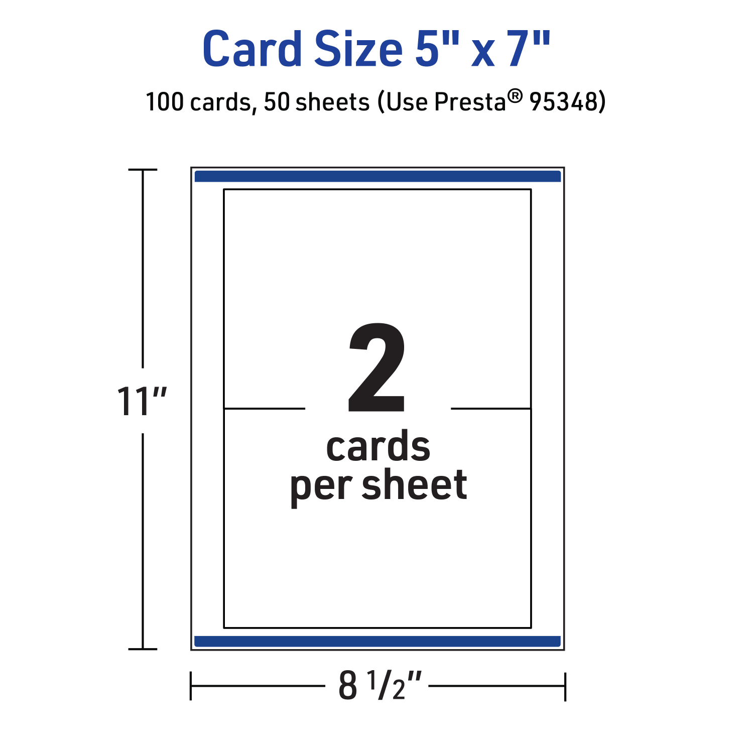 Avery Printable Invitation Cards With Sure Feed Technology, 5in x 7in Rectangle, Glossy White, Pack Of 100 - Image 6