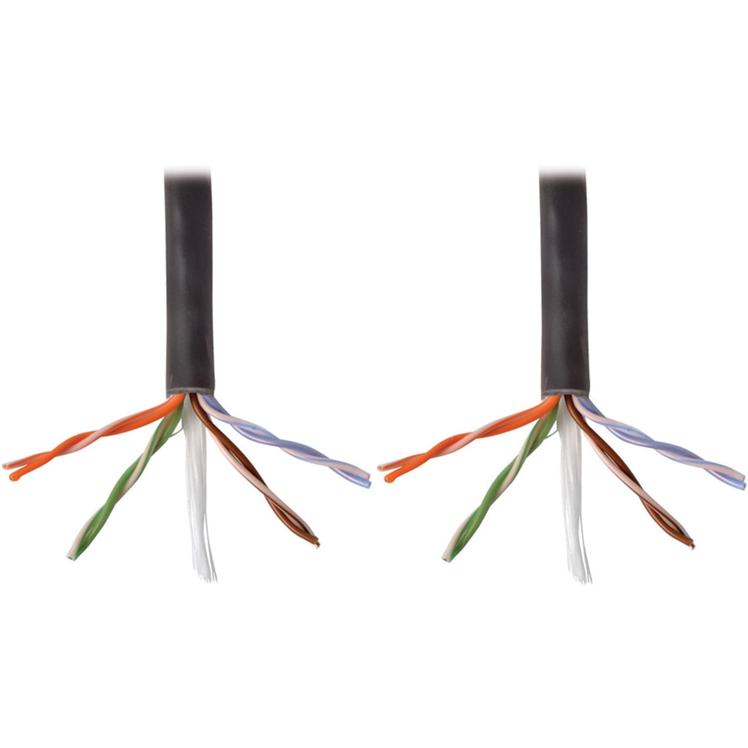 Eaton Tripp Lite Series Cat5e 350 MHz Solid Core Plenum-Rated (UTP) PVC Bulk Ethernet Cable - Black, 1000 ft. (304.8 m) - N02401KBK - Image 4