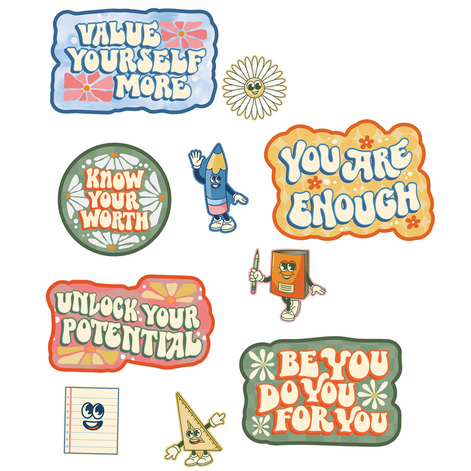 Eureka scool Era Gallery Wall Bulletin Board Set, 14 Pieces - Image 4