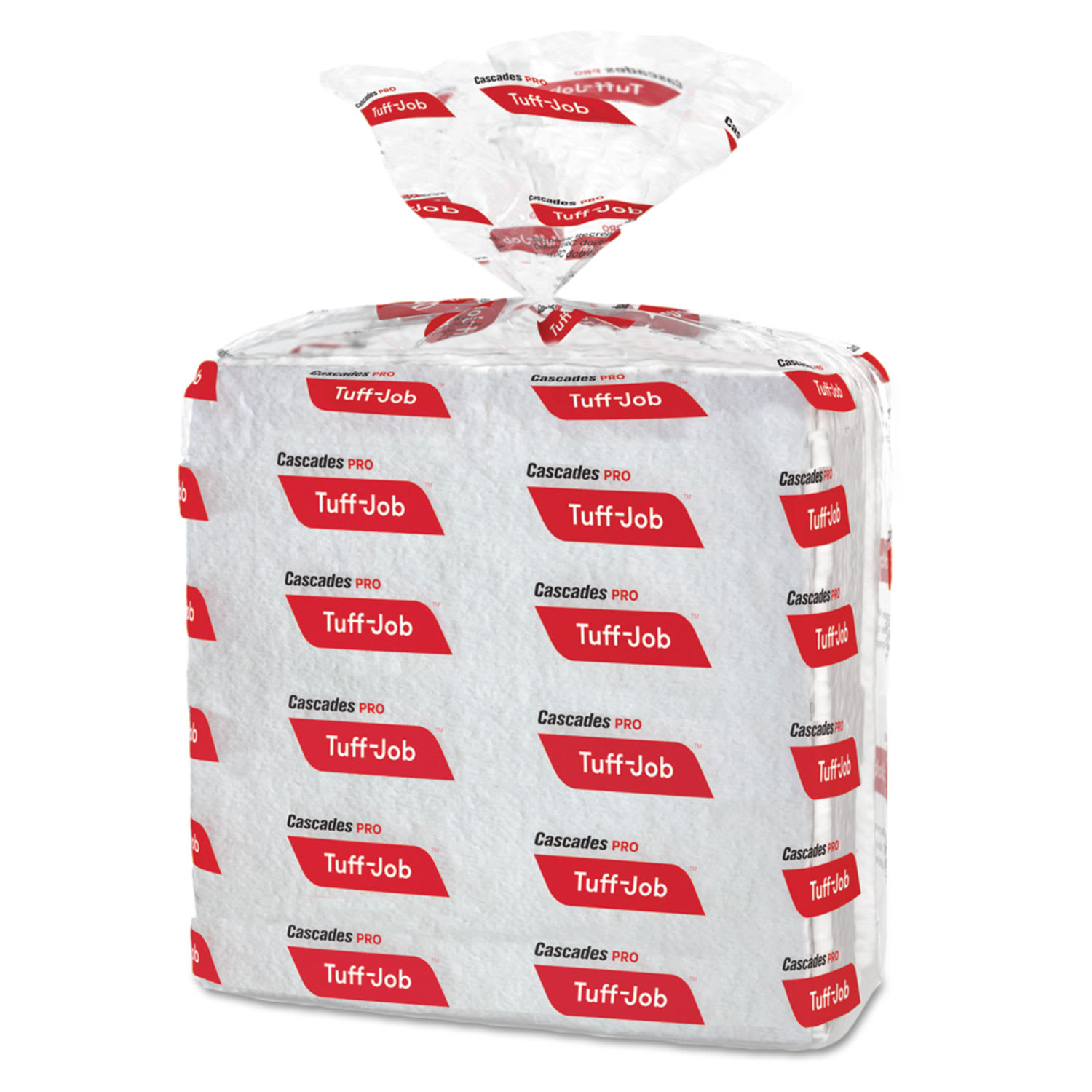 Cascades PRO Tuff-Job Tuff-Job S400 DRC Wipers, Medium, 12 x 13, White, 60/Pack, 18 Pack/Carton