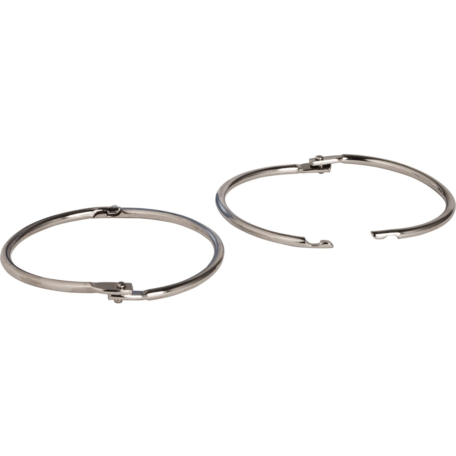 Sparco Book Rings, 3in Diameter, Silver, Box Of 10 - Image 4