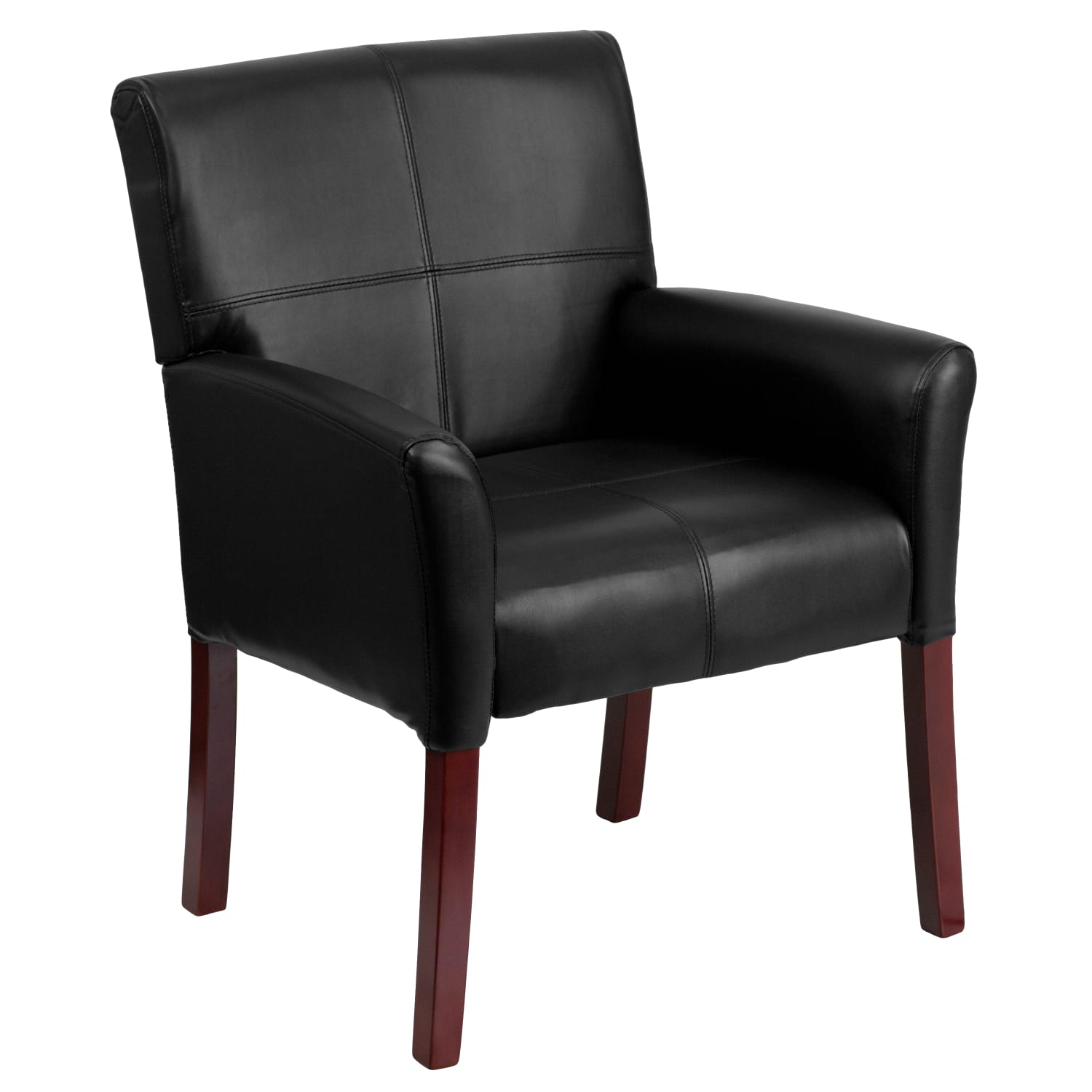 Flash Furniture Leathersoft SideReception Chairs Black PopularChairscom