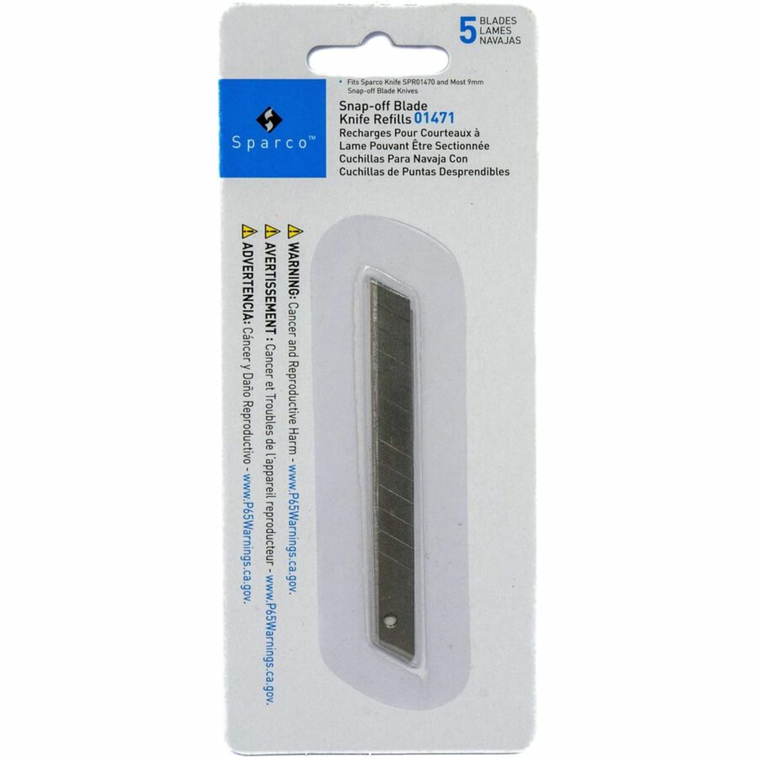 Sparco Products Fast-Point Knife Blade Refills, Pack Of 3 - Image 4