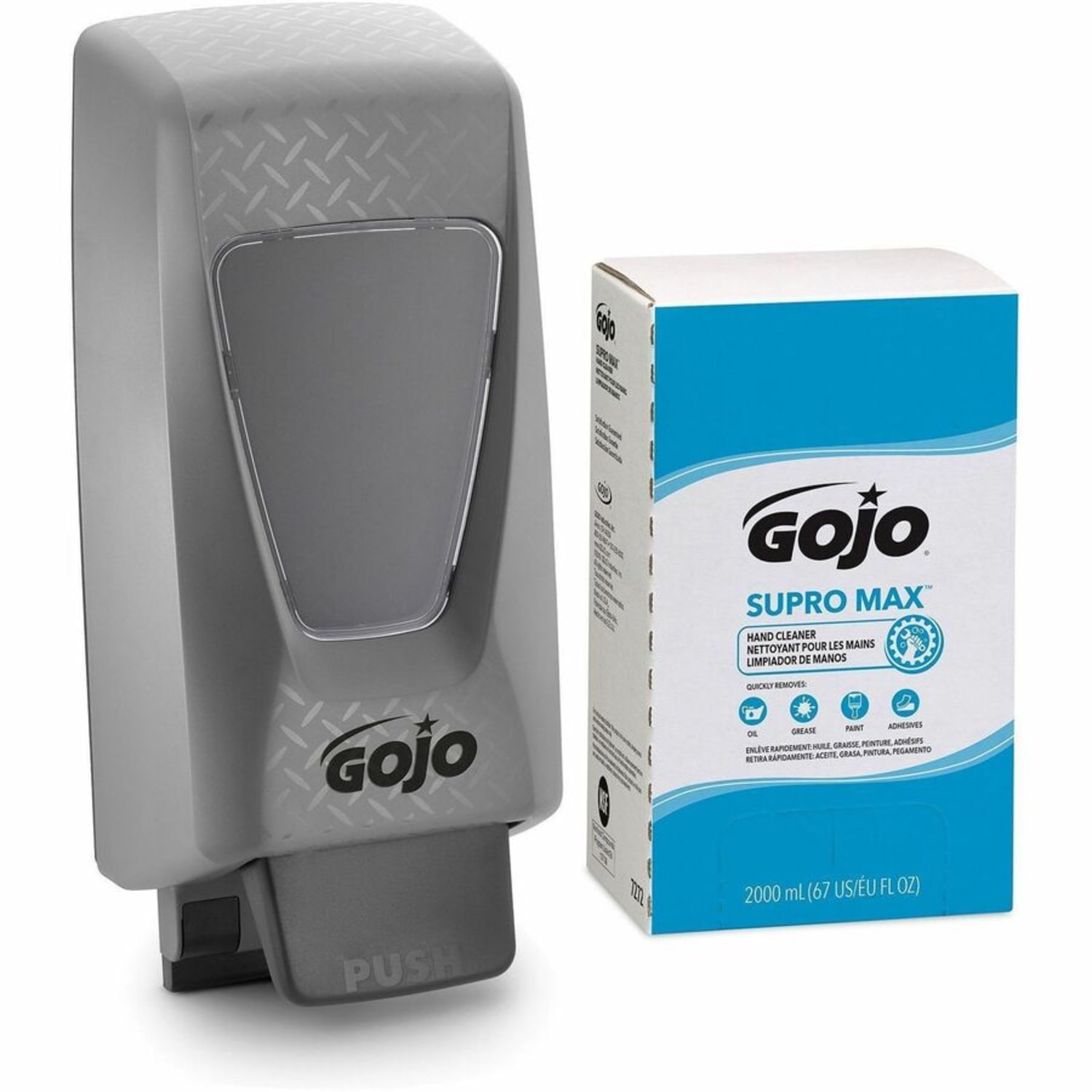 Gojo Supromax Lotion Hand Cleaner - 67.6 fl oz (2 L) - Adhesive Remover, Soil Remover - Hand - Tan - 4 / Carton - Image 5