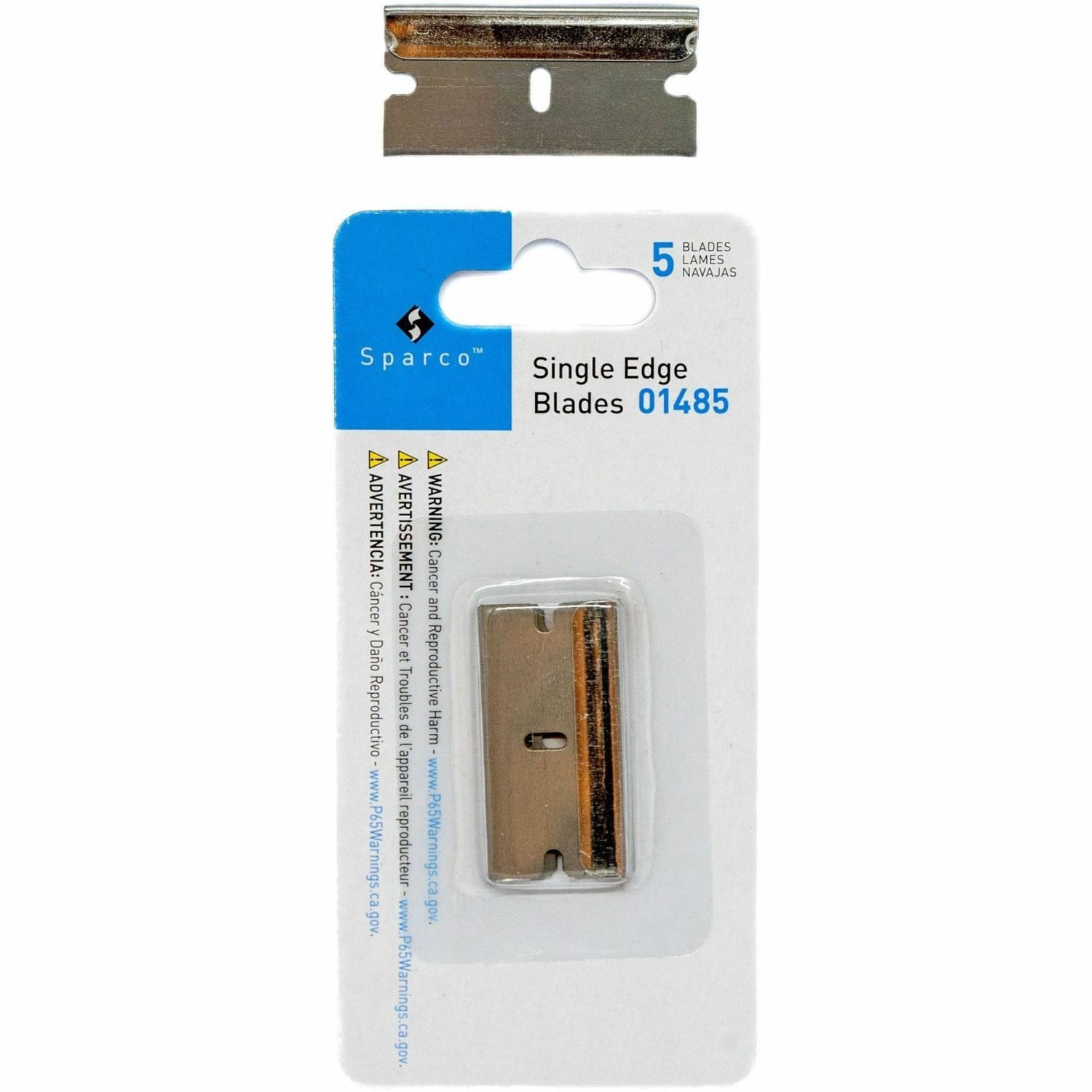 Sparco Tap-Action Razor Knife Refill Blades, Pack Of 5 - Image 3