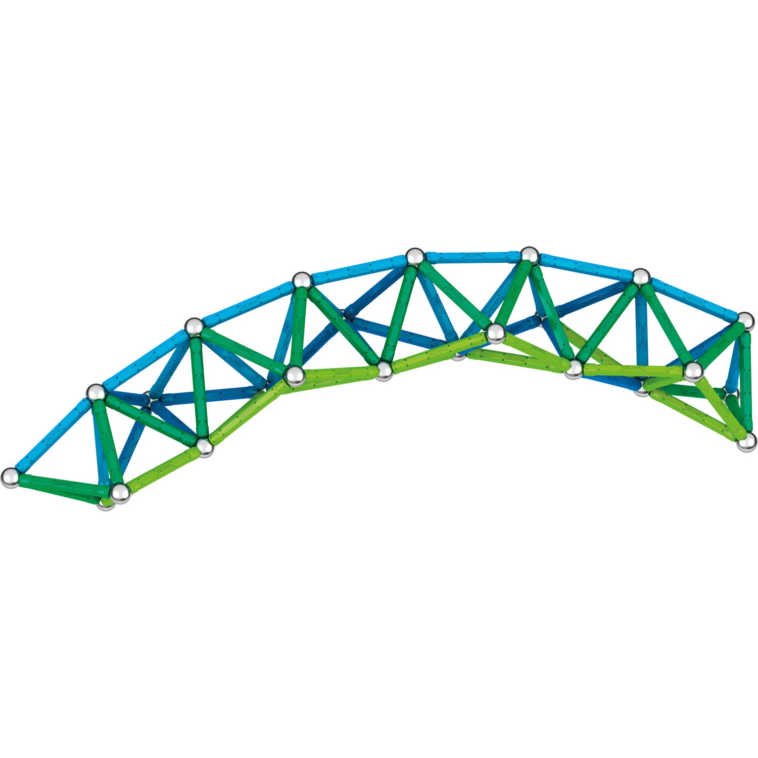 Geomag Classic Magnetic Building Set, Green Line Color, 142 Pieces - Image 4