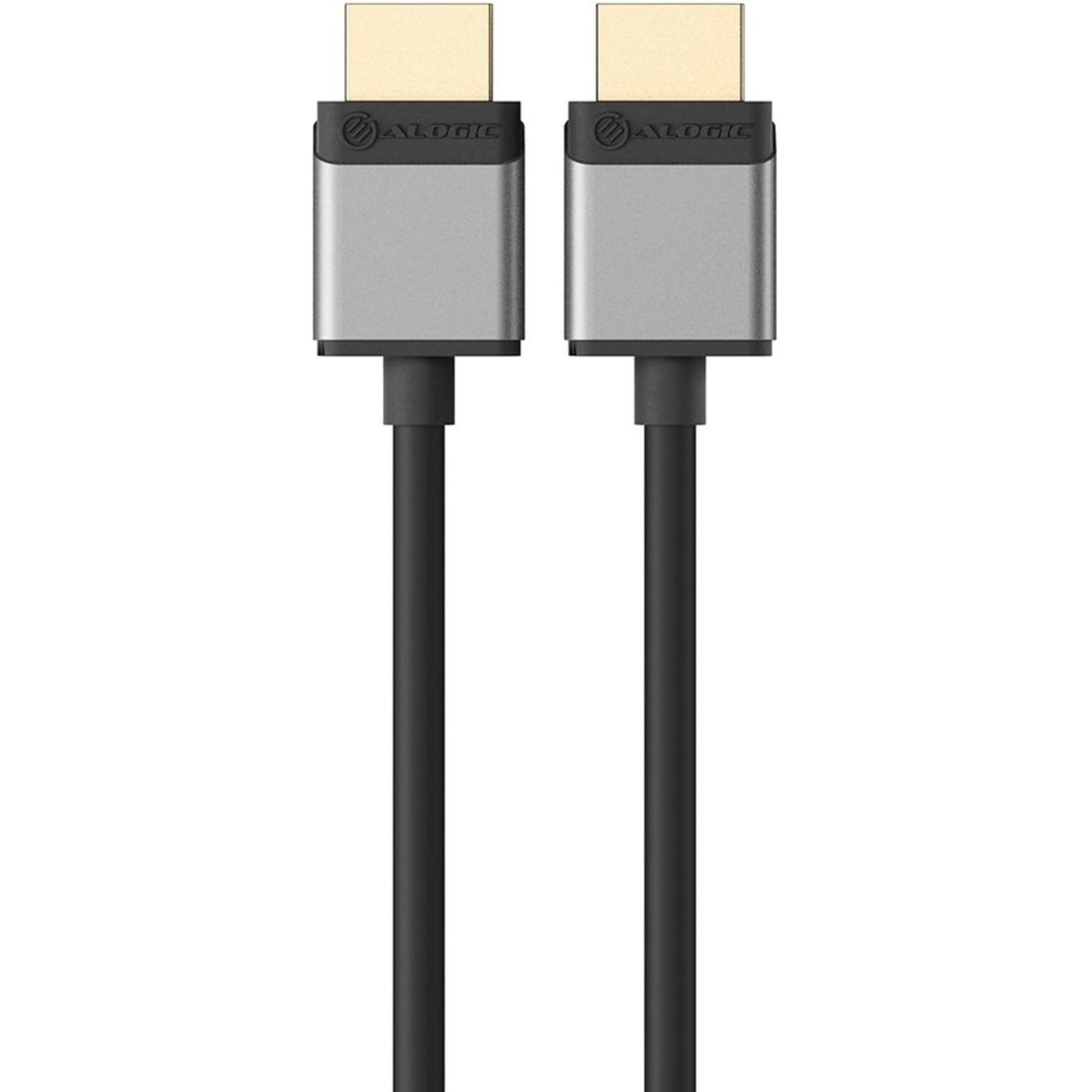 ALOGIC Slim Super Ultra HDMI to HDMI Cable, 3.28ft, Space Gray - Image 3