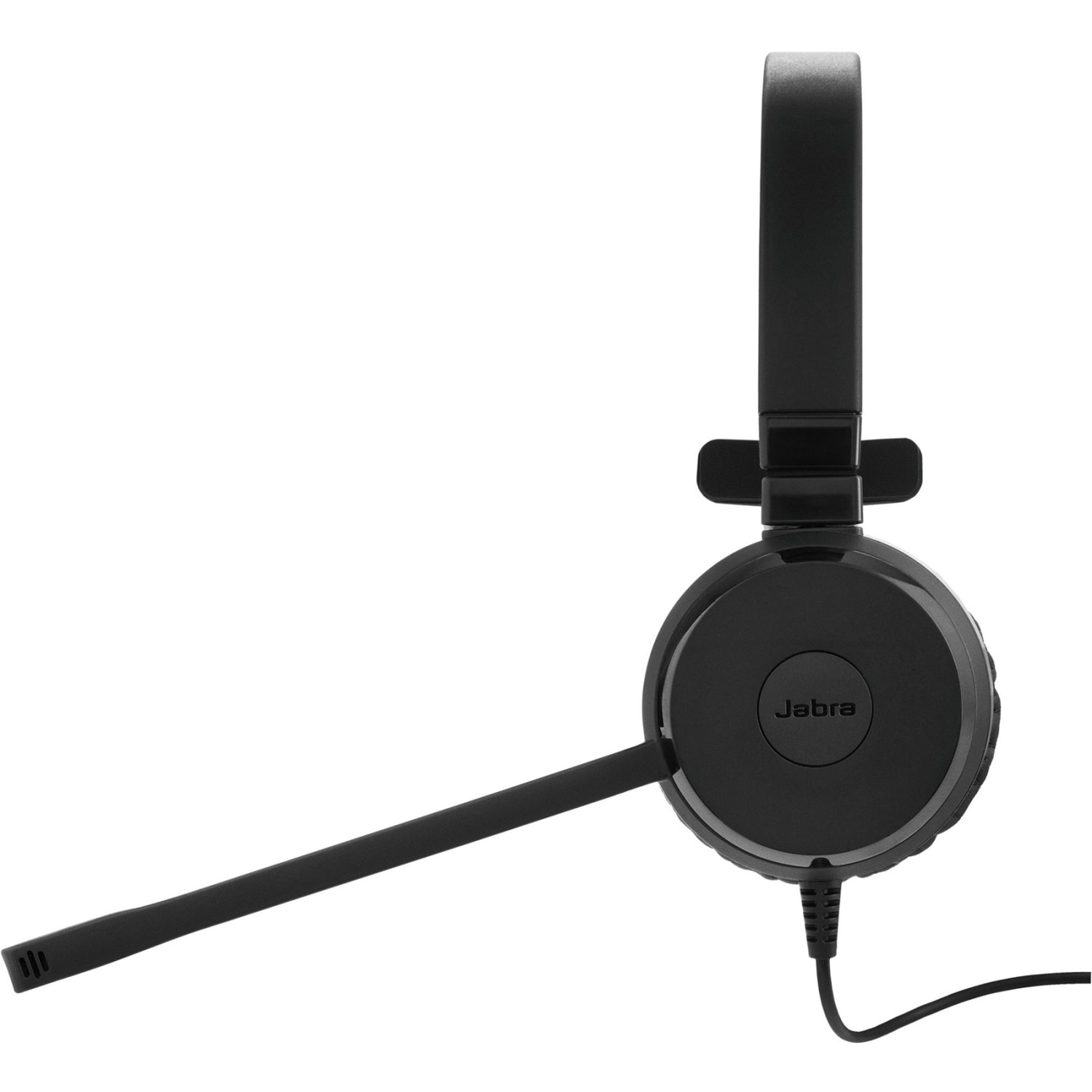 Jabra EVOLVE 30 II UC Mono Headset - Mono - Mini-phone (3.5mm) - Wired - Over-the-head - Monaural - Supra-aural - Noise Canceling - Black - Image 4
