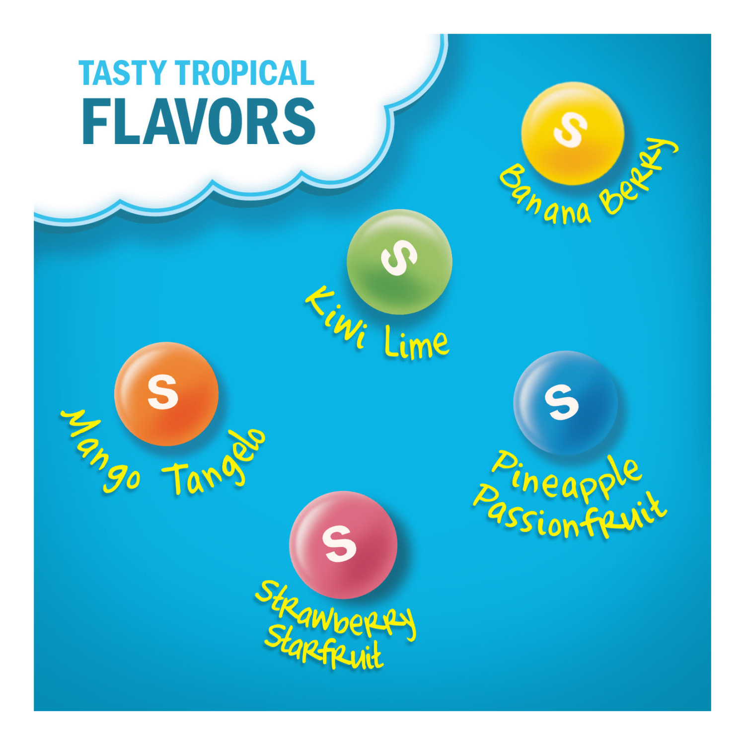 Skittles Bite-Size Tropical Candies, Box Of 36 - Image 3