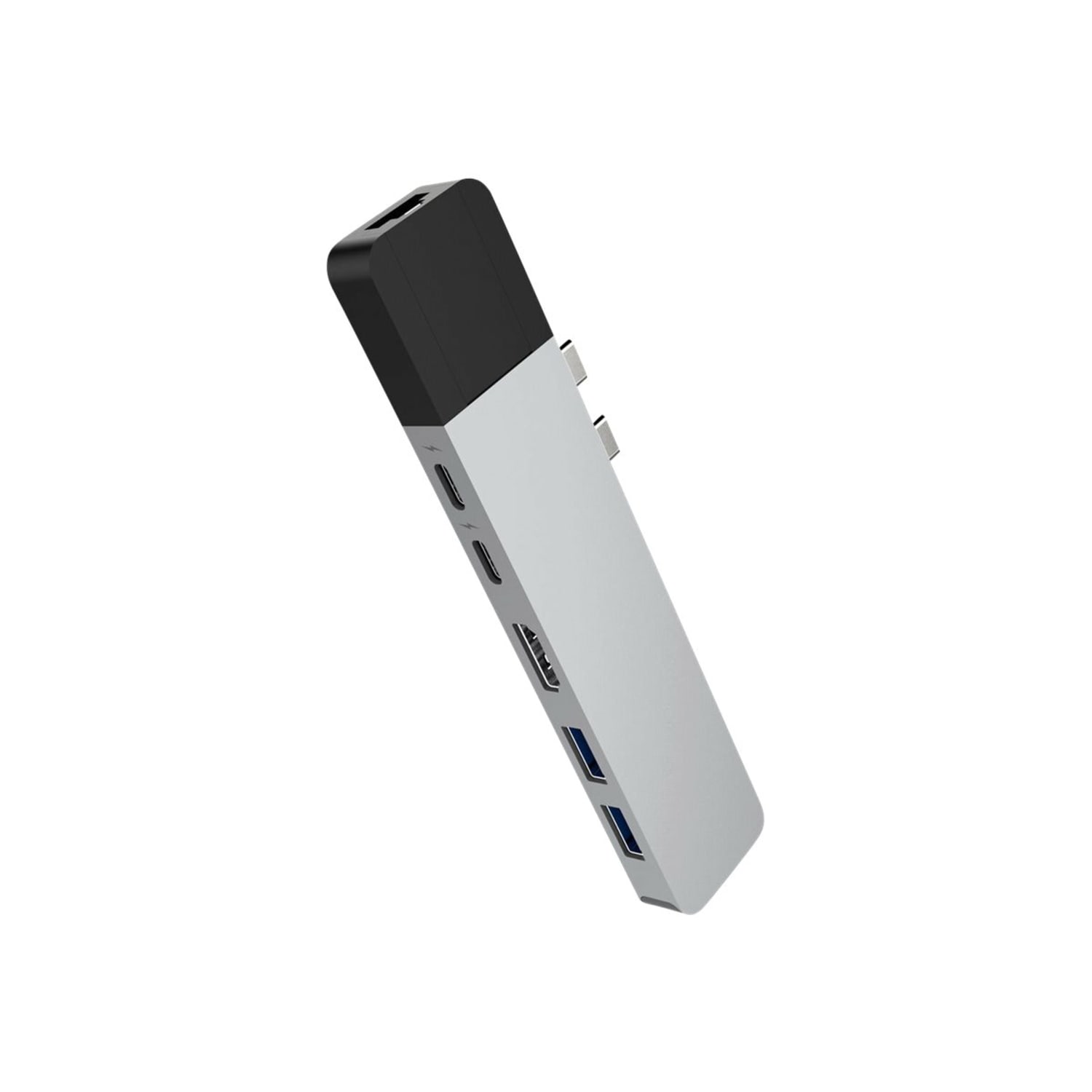 Targus Sanho HyperDrive NET 6-in-2 Docking Station, 7/16inH x 1-1/8inW x 5-7/16inD, Silver, 00GF57 - Image 3