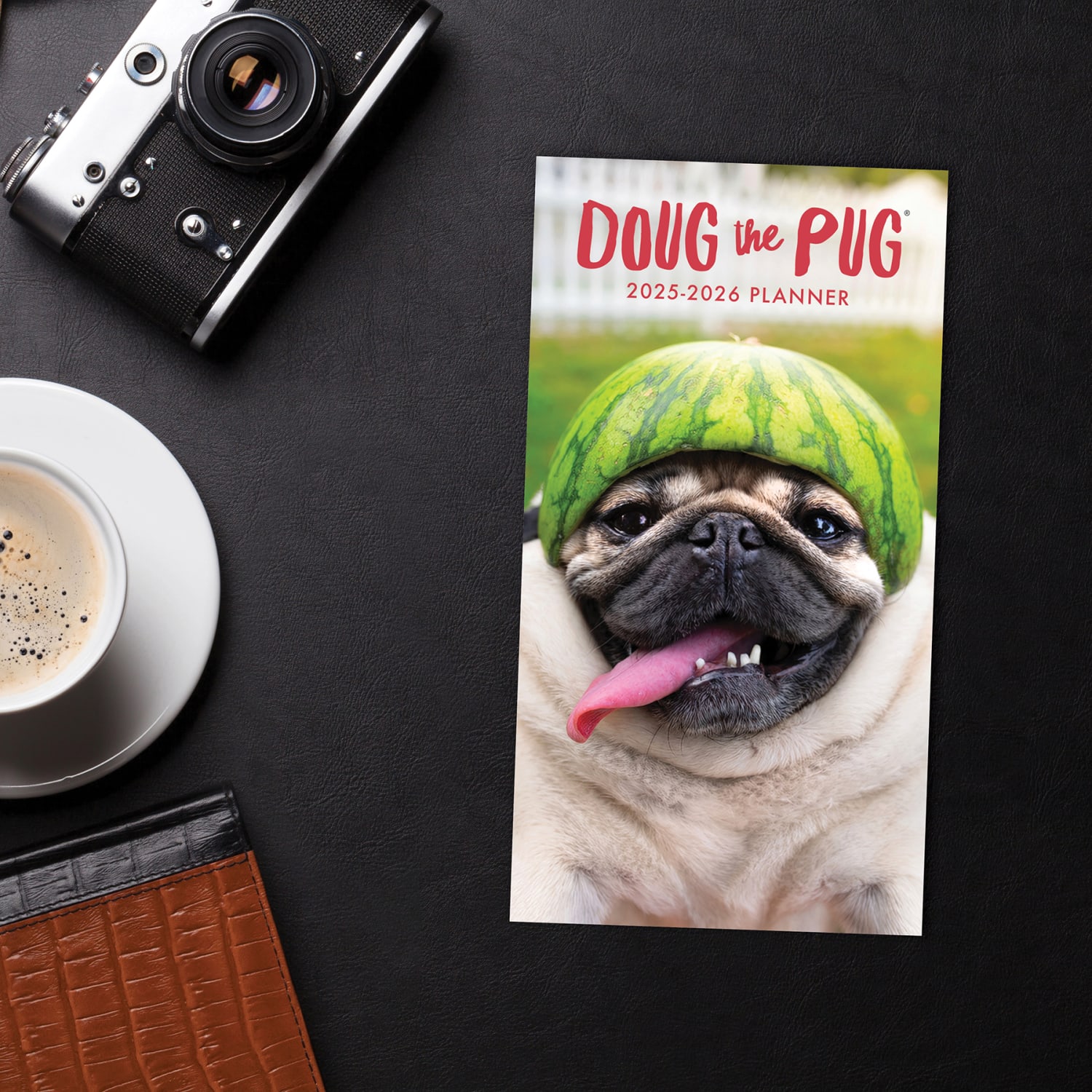 2025 Willow Creek Press 2-Year Monthly Checkbook/Calendar, 3-1/2in x 6-1/2, Doug The Pug, January 2025 To December 2026, 46968 - Image 4
