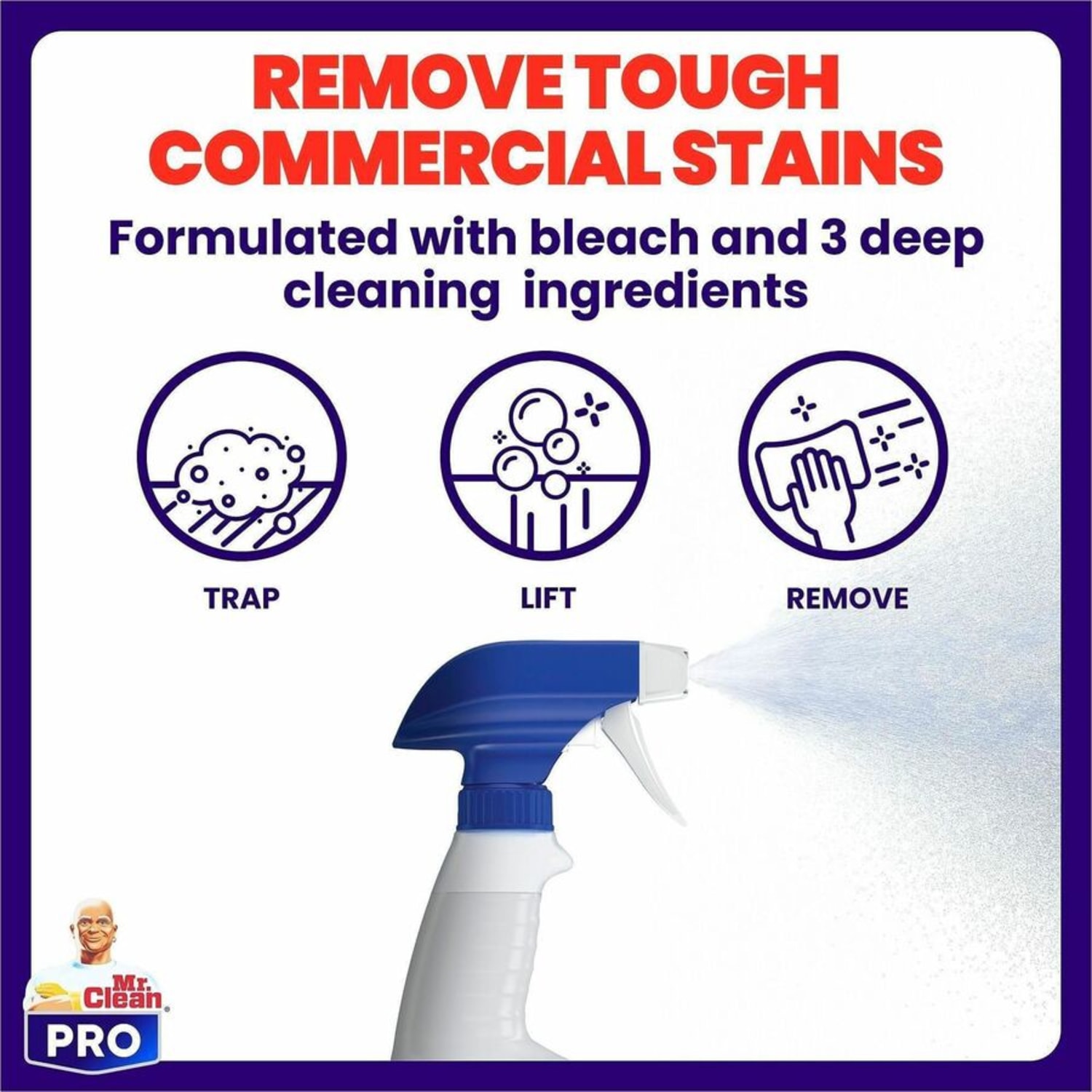 Mr. Clean PRO Deep Cleaner with Bleach, 128 Oz, Pack Of 3, 25676 - Image 5