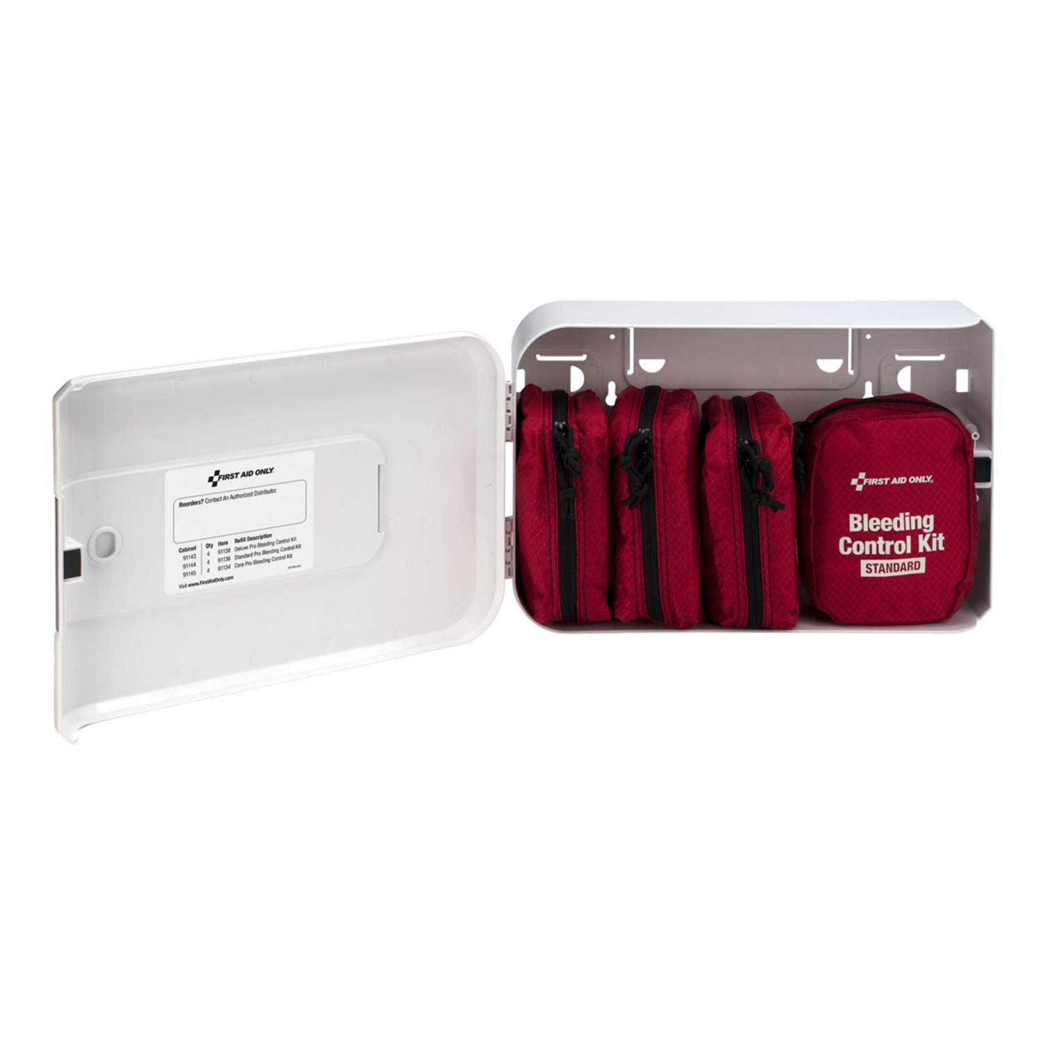 First Aid Only Standard Pro Smart Compliance Complete 4-Kit Bleeding Control Station - Image 3