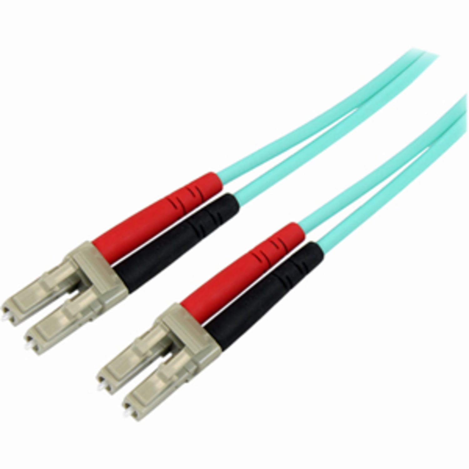 StarTech.com 3m Fiber Optic Cable - 10 Gb Aqua - Multimode Duplex 50/125 - LSZH - LC/LC - OM3 - LC to LC Fiber Patch Cable - Fiber Optic for Network Device - 12.63 GB/s - Patch Cable - 9.84 ft - 1 Pack - 2 x LC Male Network - 2 x LC Male Network - Image 3