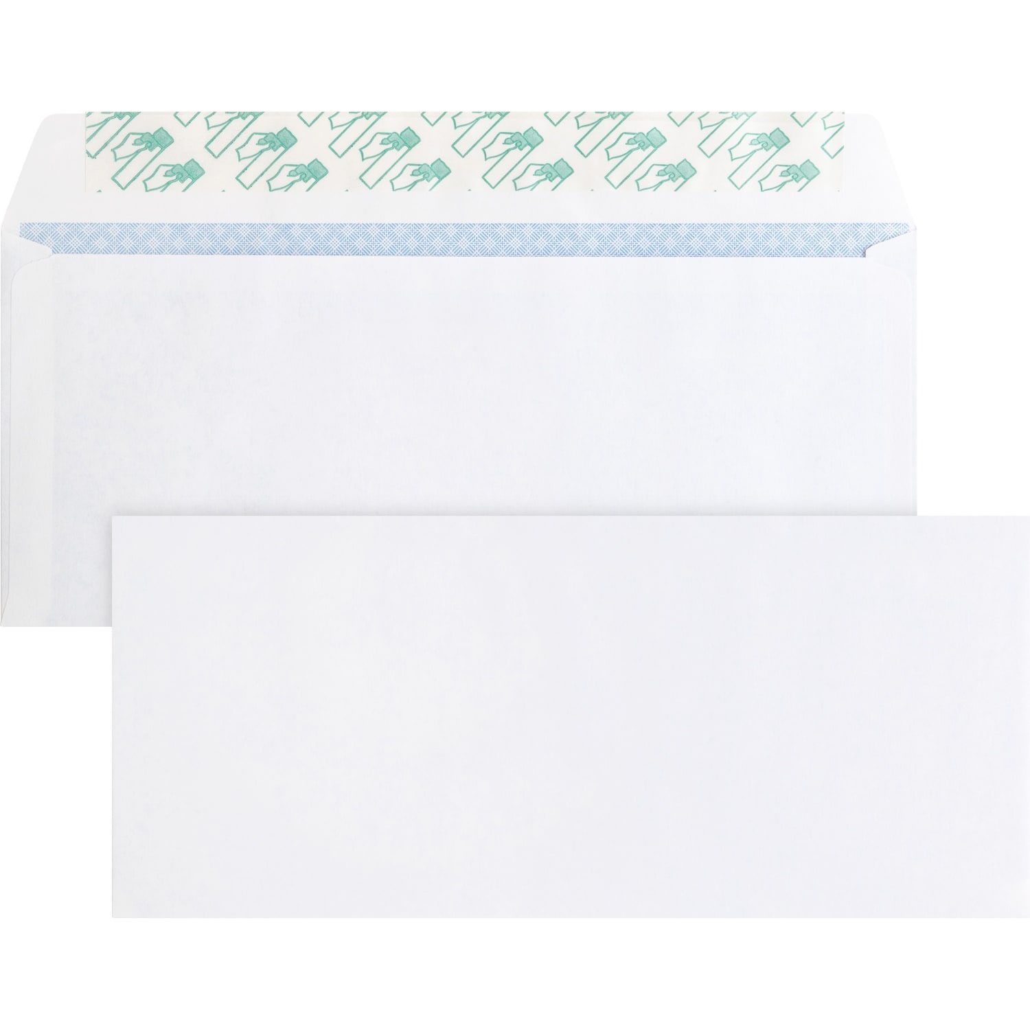 Business Source Regular Tint Peel/Seal Envelopes - Business - #10 - 9 1/2in Width x 4 1/8in Length - 24 lb - Peel & Seal - White - Wove - 500 / Box