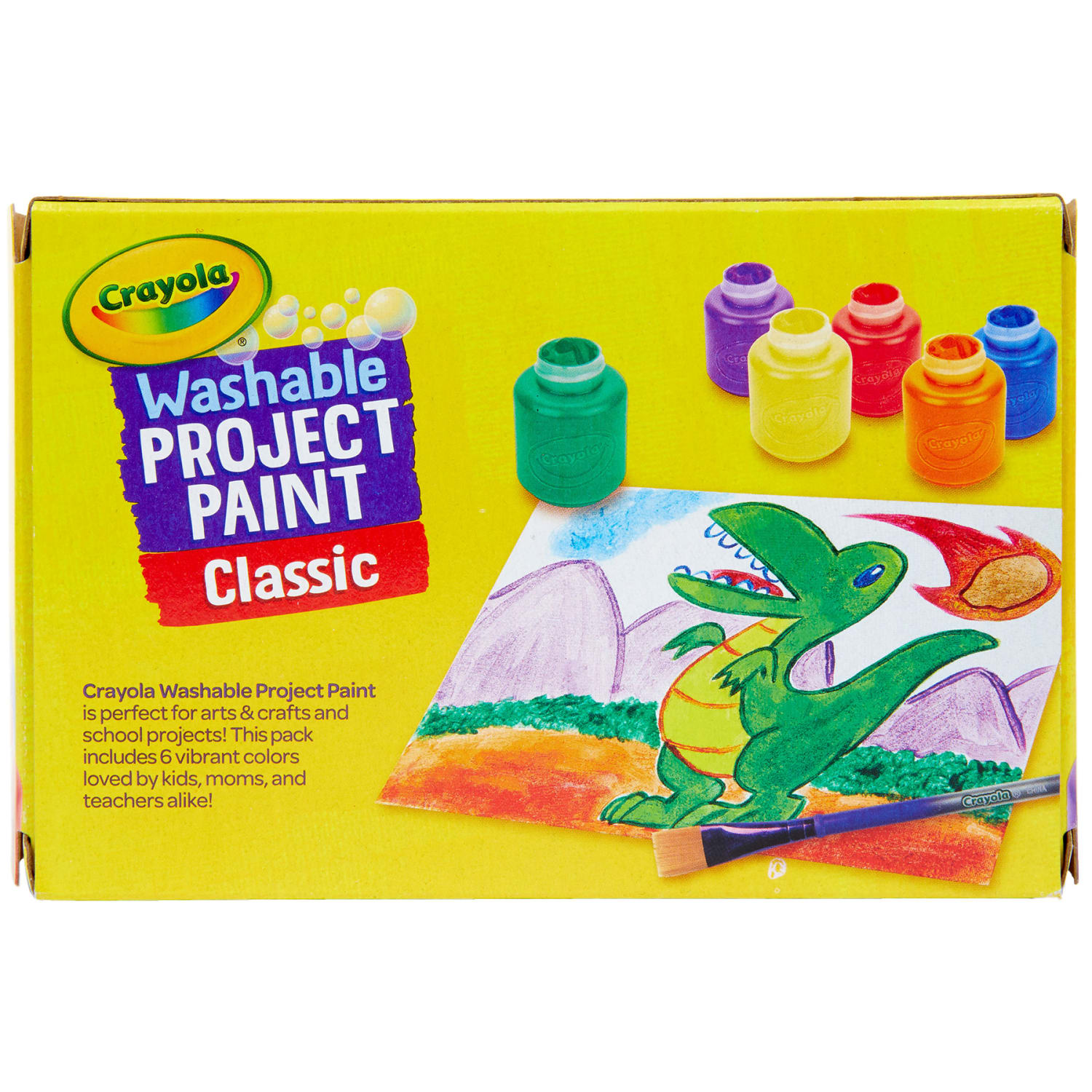 Crayola Washable Project Paint, 2 Oz, Assorted Colors, 6 Bottles Per Box, Set Of 6 Boxes - Image 3