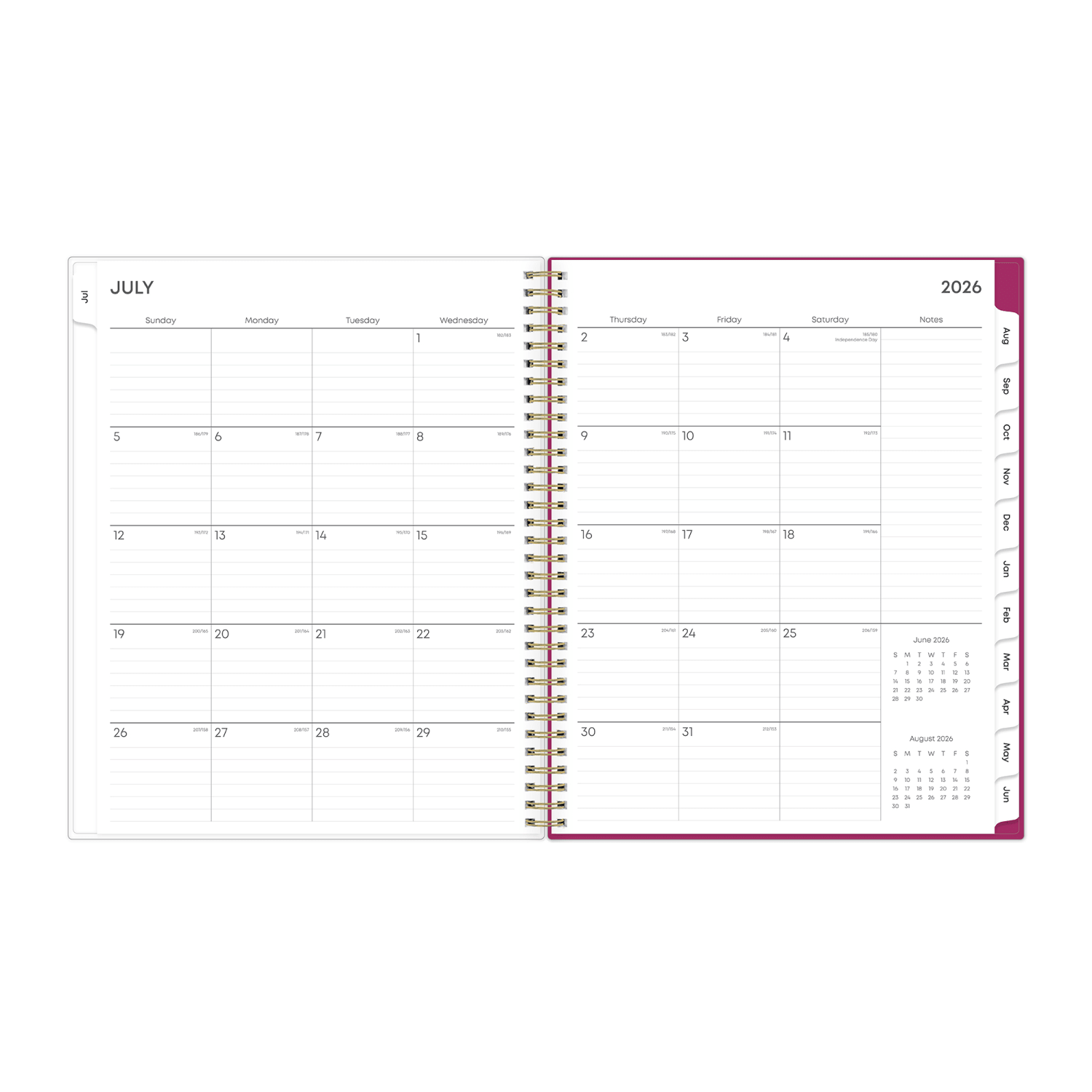 Planning Calendar BS Mahalo CYO 8.5x11 AY26-27 W/M - Image 4